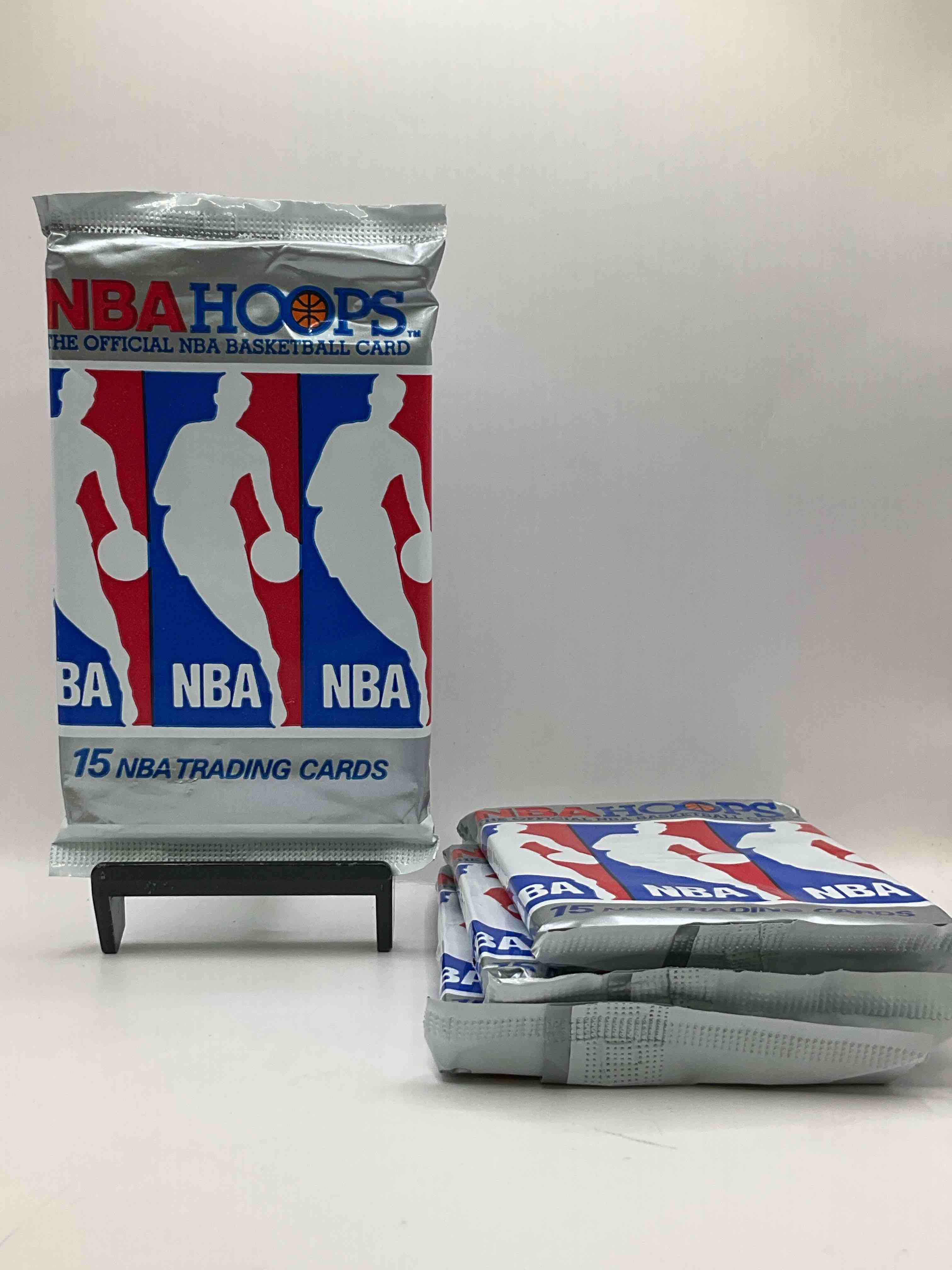 Michael Jordan!? 1990/91 NBA Hoops Unopened Sealed Trading Collectible Sports Card Pack, Direct From Original Sealed Retail Case!  Search For Early Michael Jordan #65 (PSA 10 Value $550), Jordan All Star Card, & Too Many Other Nice Cards To List!