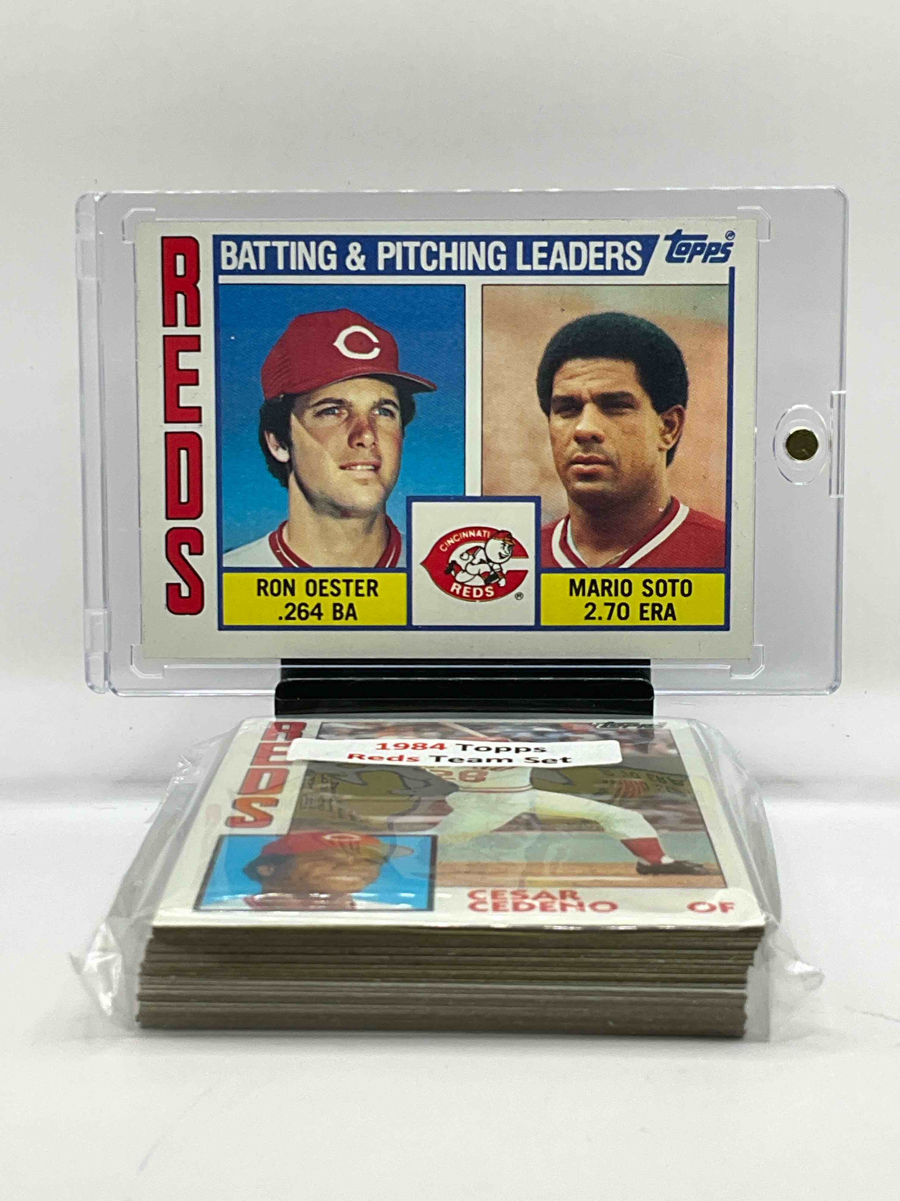 1984 Reds Team Set! 27 Card Reds Set! Dave Concepcion, Eddie Miller, Ron Oester & More! Reds Fans Rejoice! 