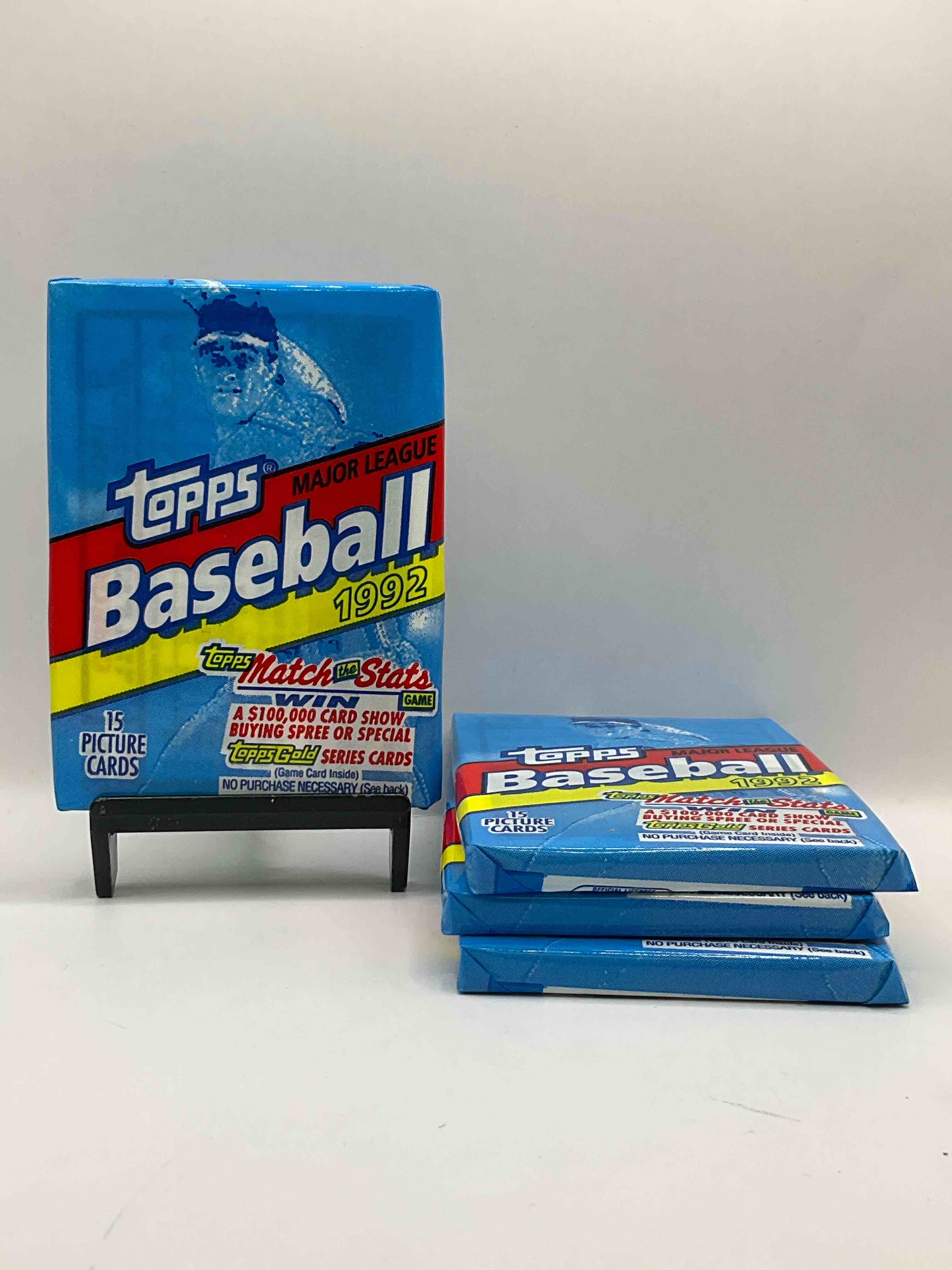 1992 Topps Baseball Gold! Rare 15 Cards Per Pack, With The Possibility For Some BIG Names Inside! Search For Nolan Ryan, Ken Griffey Jr, Don Mattingly & More! Crazy 1992 Topps Baseball Gold!