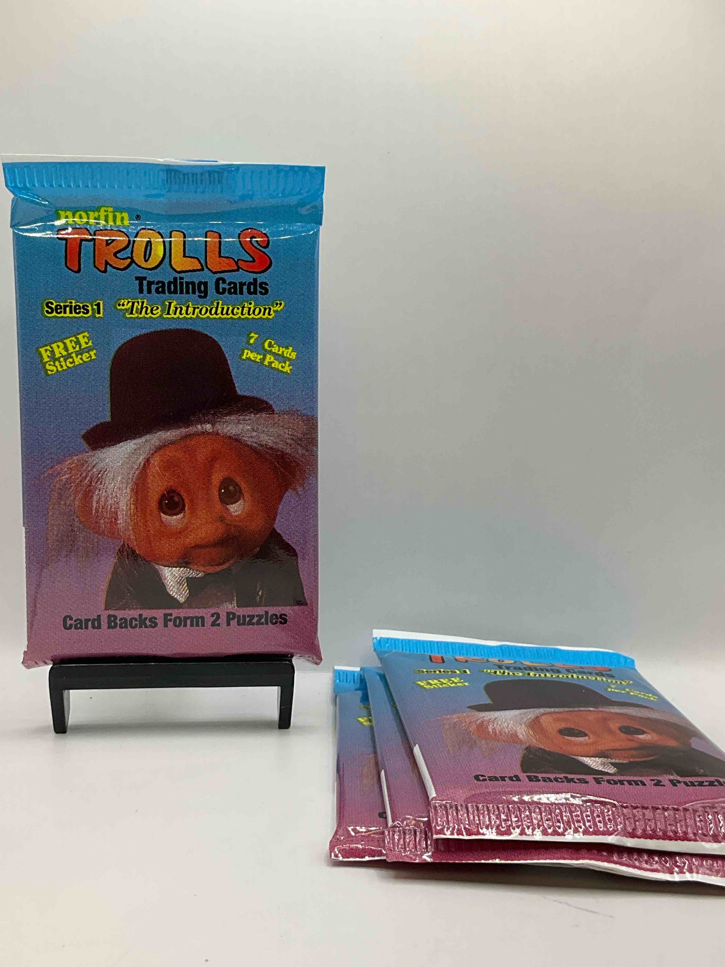 1992 Troll Trading Cards, Rare! Up For Auction Are Sealed Wax Packs, Direct From Original Retail Case, Of 1992 Norfin TROLLS Trading Cards, Series One! Each Pack Comes With Seven Cards & A Sticker. Something Rare You May Never See Again!