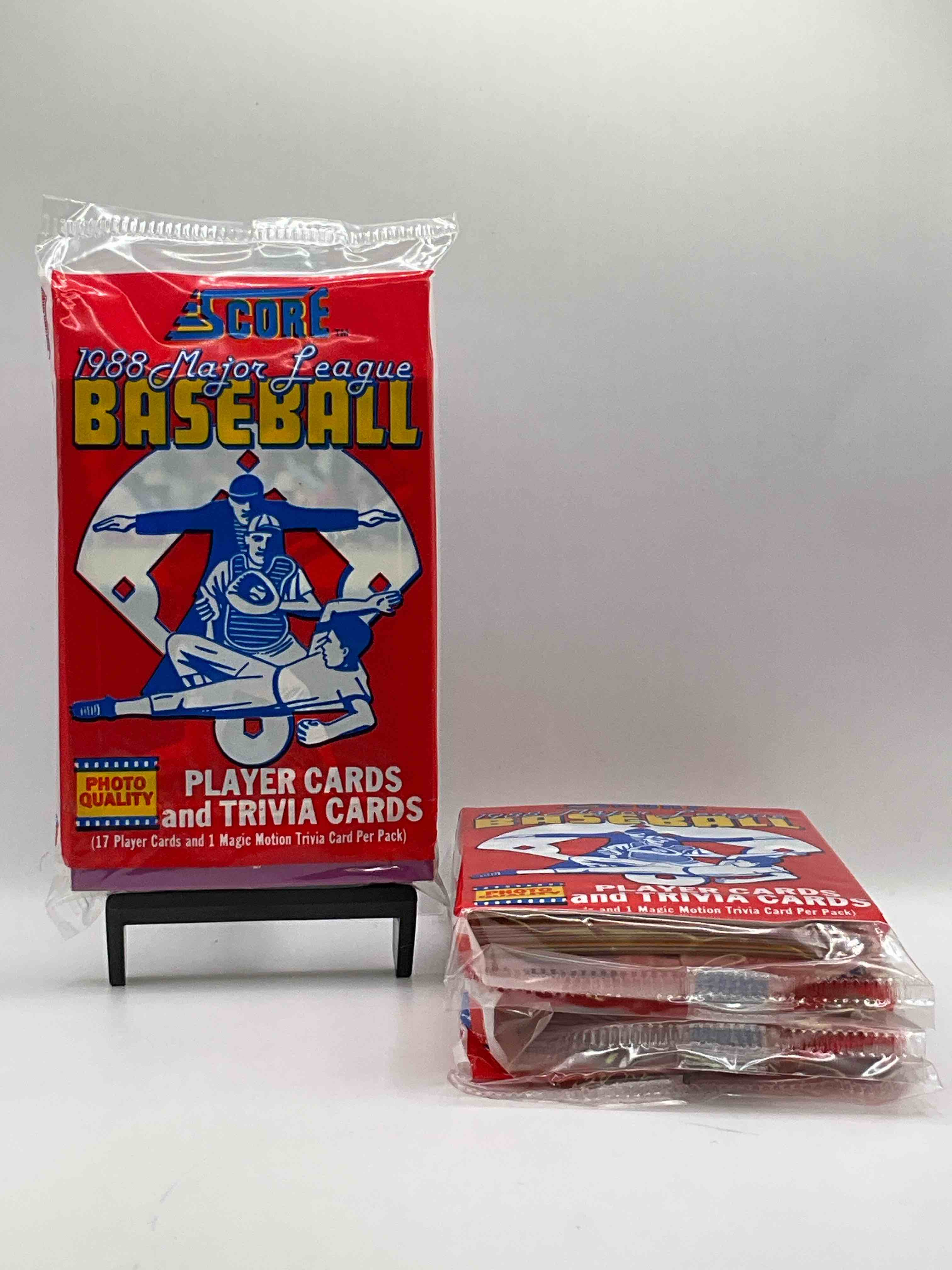 1988 Score Baseball Sealed Sports Collectible Card Pack, Direct From Original Retail Case! Search For Valuable Don Mattingly #1 & So Many Cool Nostalgic 80's Players!