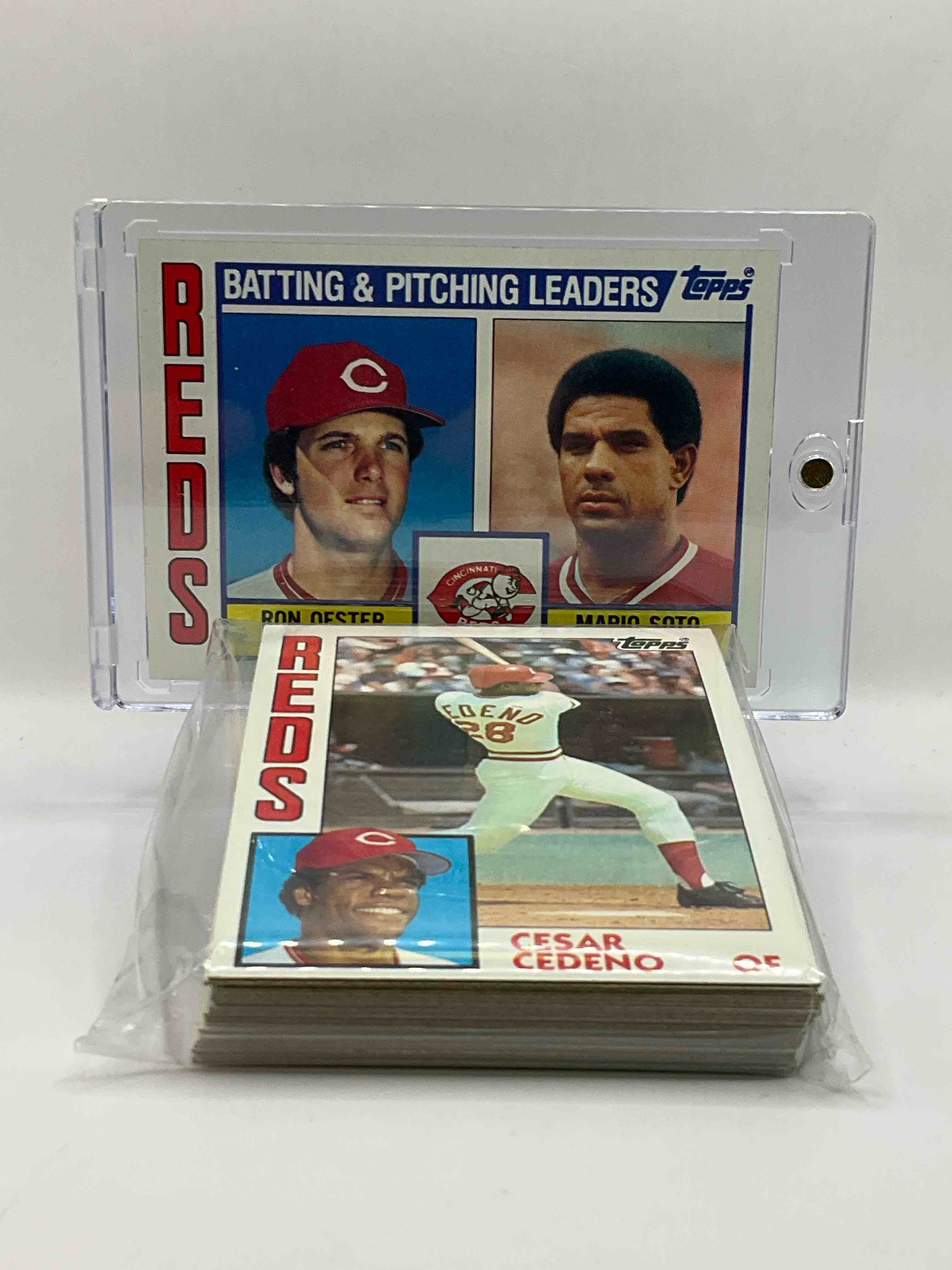 1984 Reds Team Set! 27 Card Reds Set! Dave Concepcion, Eddie Miller, Ron Oester & More! Reds Fans Rejoice! 