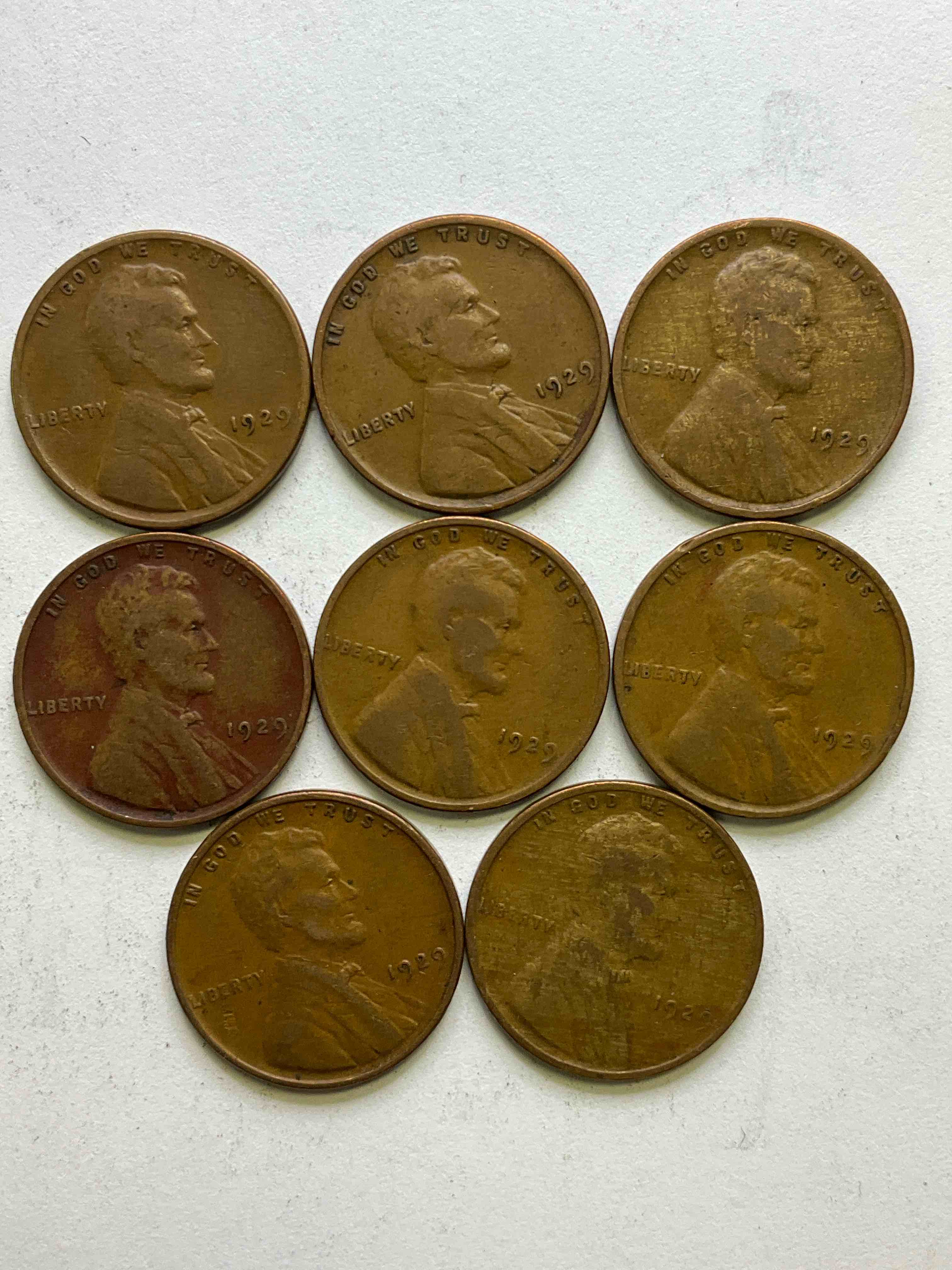 1929, The Year Of Infamy! Here Are RARE Pennies From 1929, The Year The Stock Market Crashed That Ended The Roaring Twenties & Entered America Into The Great Depression. These Gorgeous Pennies Are In Great, Circulated Condition For Their Age & Have Visible Dates. Own A Piece Of History From A Year That Will Live In Infamy!