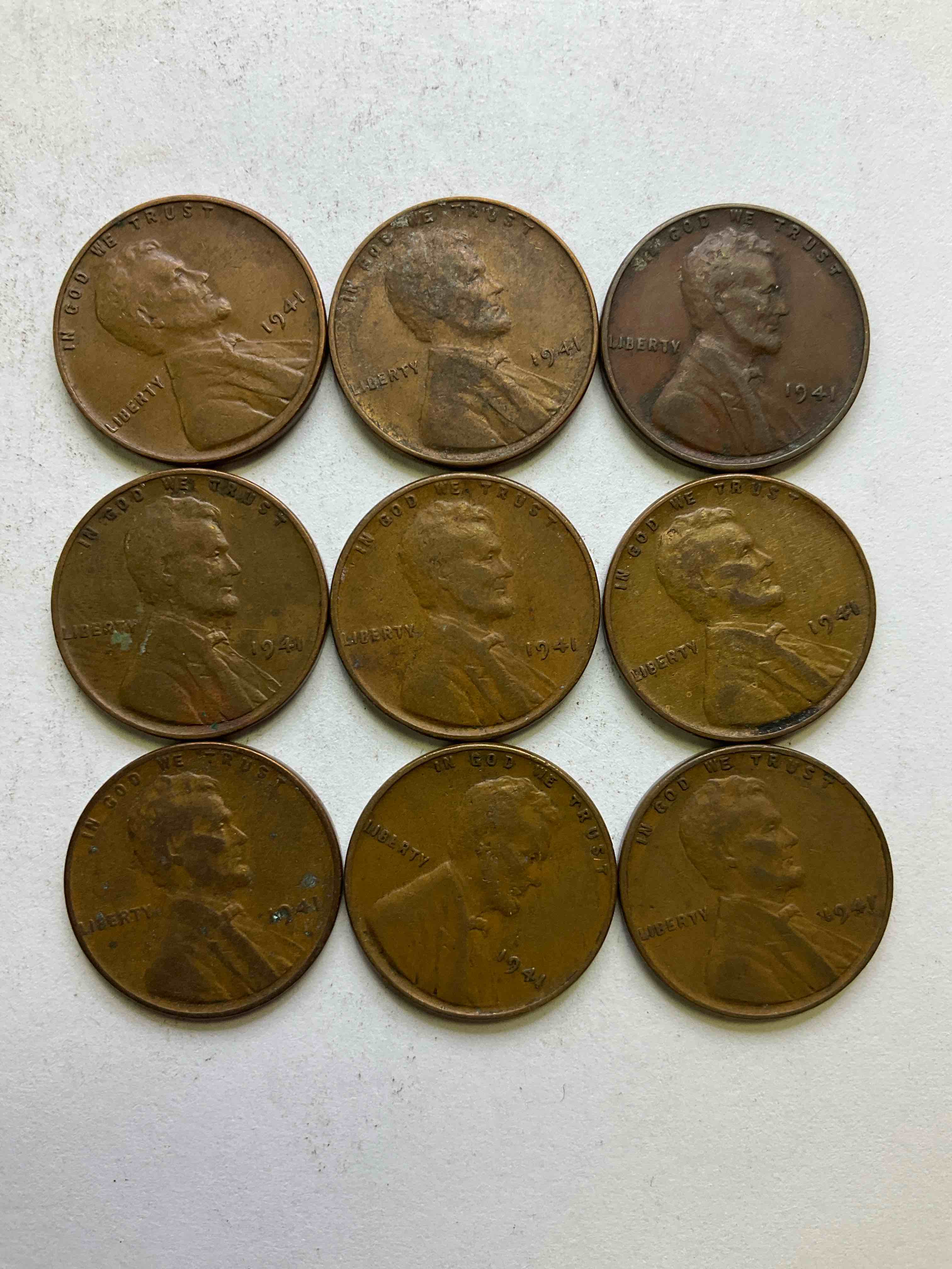 1941 WWII History! Check Out These Incredible Lincoln Pennies From The Year That Will Live In Infamy...1941 When On Dec 7 Pearl Harbor Was Bombed & America Entered World War 2! Nearly Impossible To Collect & Incredible Pieces Of History!