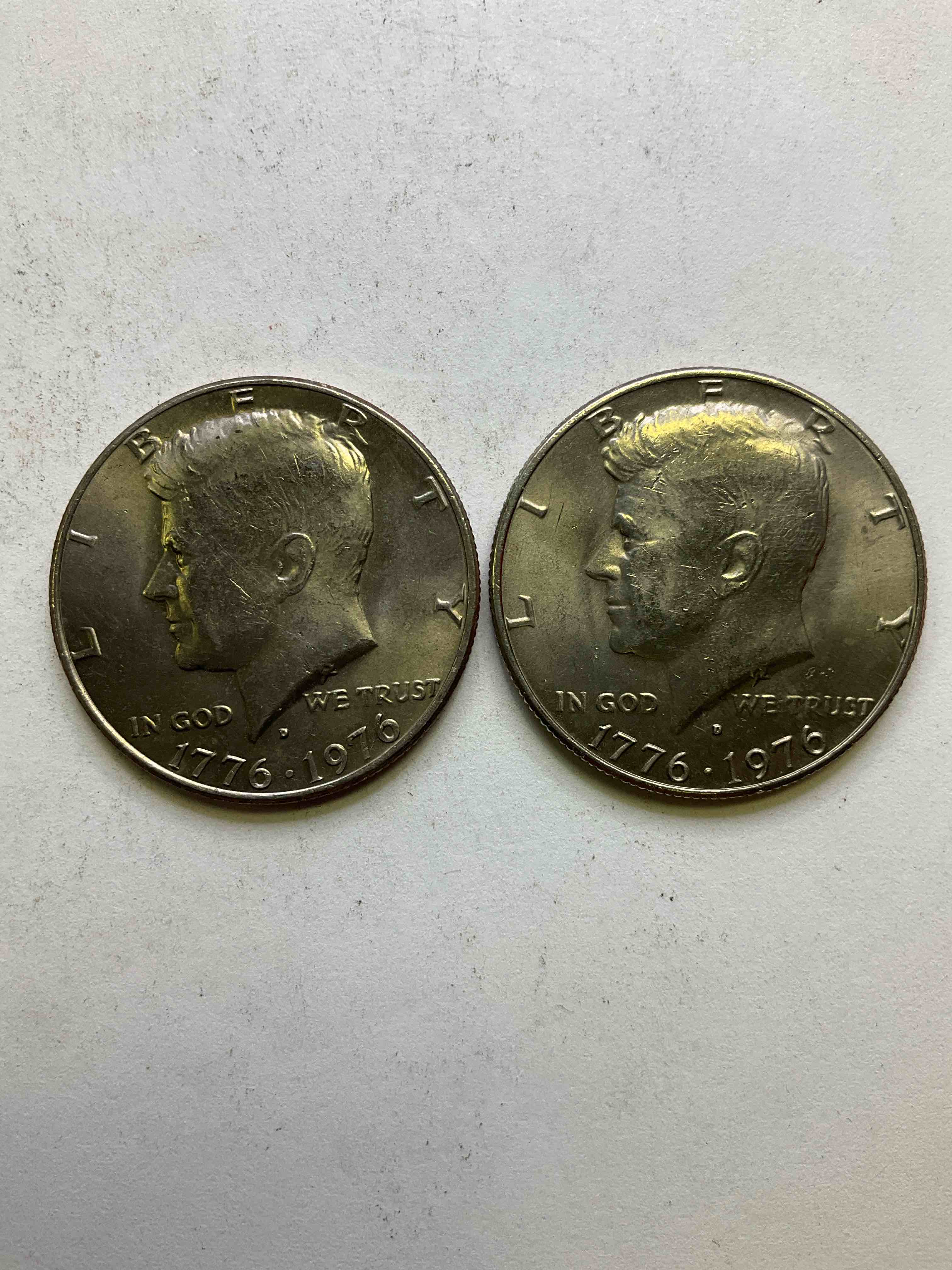 1976 Bicentennial Bliss! In 1976 The U.S. Mint Produced Coins Celebrating The 200 Year Anniversary Of America. Up For Auction Are Awesome Examples Of Kennedy Half Dollar Coins Produced For This... The Infamous Half Dollar & 200 Year Anniversary Edition! Highly Desirable For Collectors! Own Pieces Of History & Get Ready For America's 250 Year Anniversary Coming Soon!