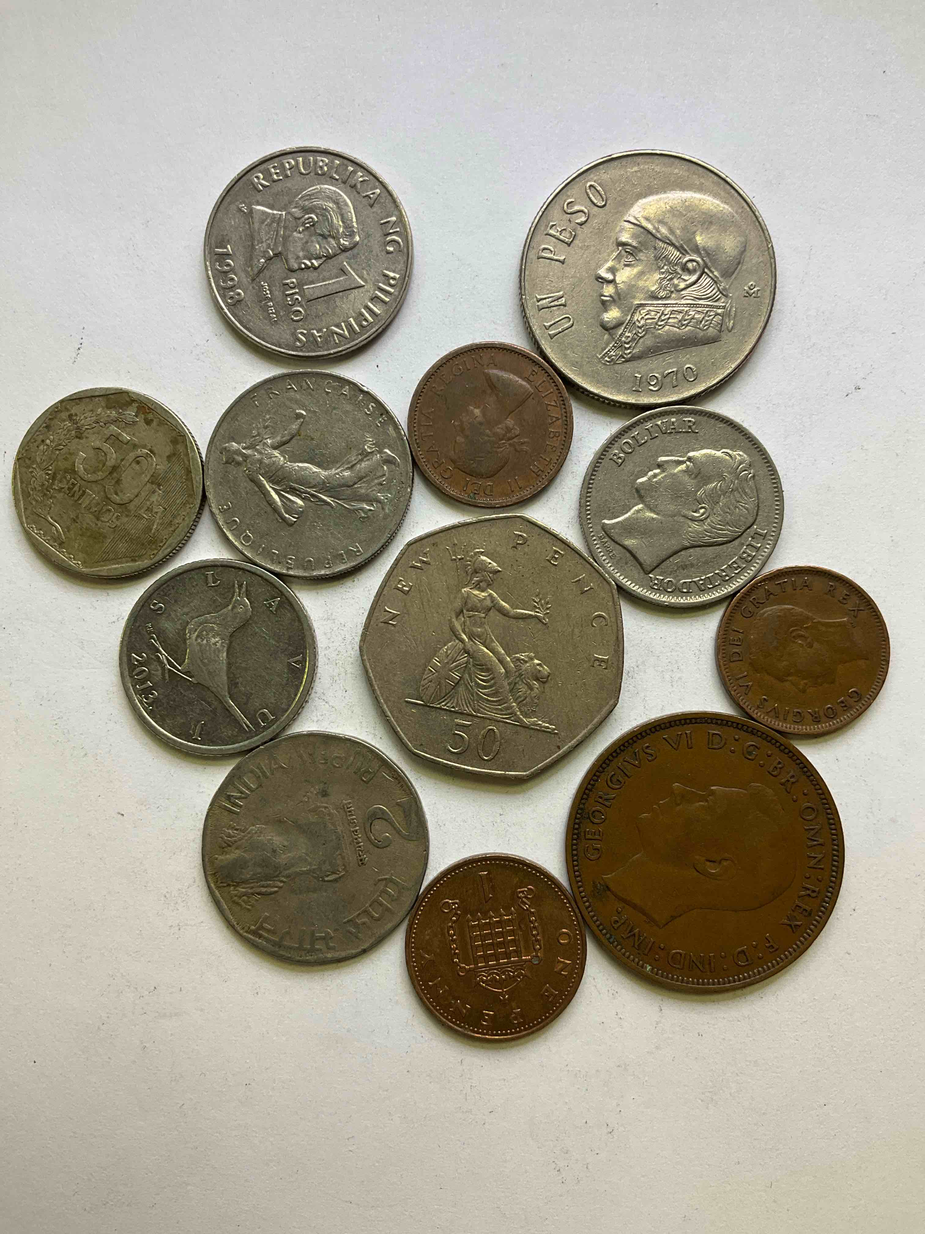 World Coins, Antique & Vintage! Each Lot Is Unique! Many Different Years, Countries, Sizes & Exotic Places. This Cool Collection Of Antique Coins From Around The World Is Loads Of Fun! Have Fun Identifying Each Coin & Country As A Great Educational Tool! A Great Investment Too!