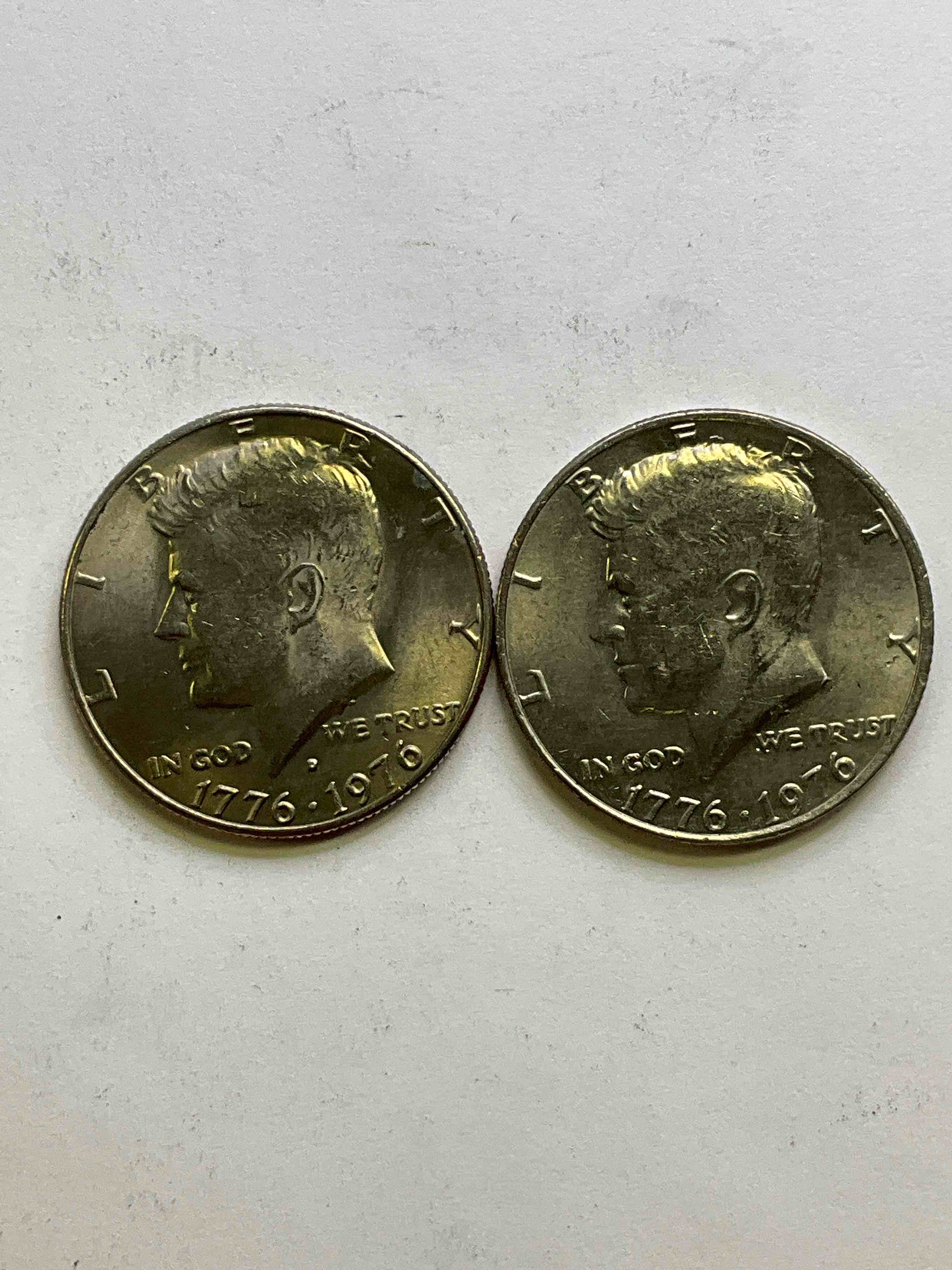 1976 Bicentennial Bliss! In 1976 The U.S. Mint Produced Coins Celebrating The 200 Year Anniversary Of America. Up For Auction Are Awesome Examples Of Kennedy Half Dollar Coins Produced For This... The Infamous Half Dollar & 200 Year Anniversary Edition! Highly Desirable For Collectors! Own Pieces Of History & Get Ready For America's 250 Year Anniversary Coming Soon!