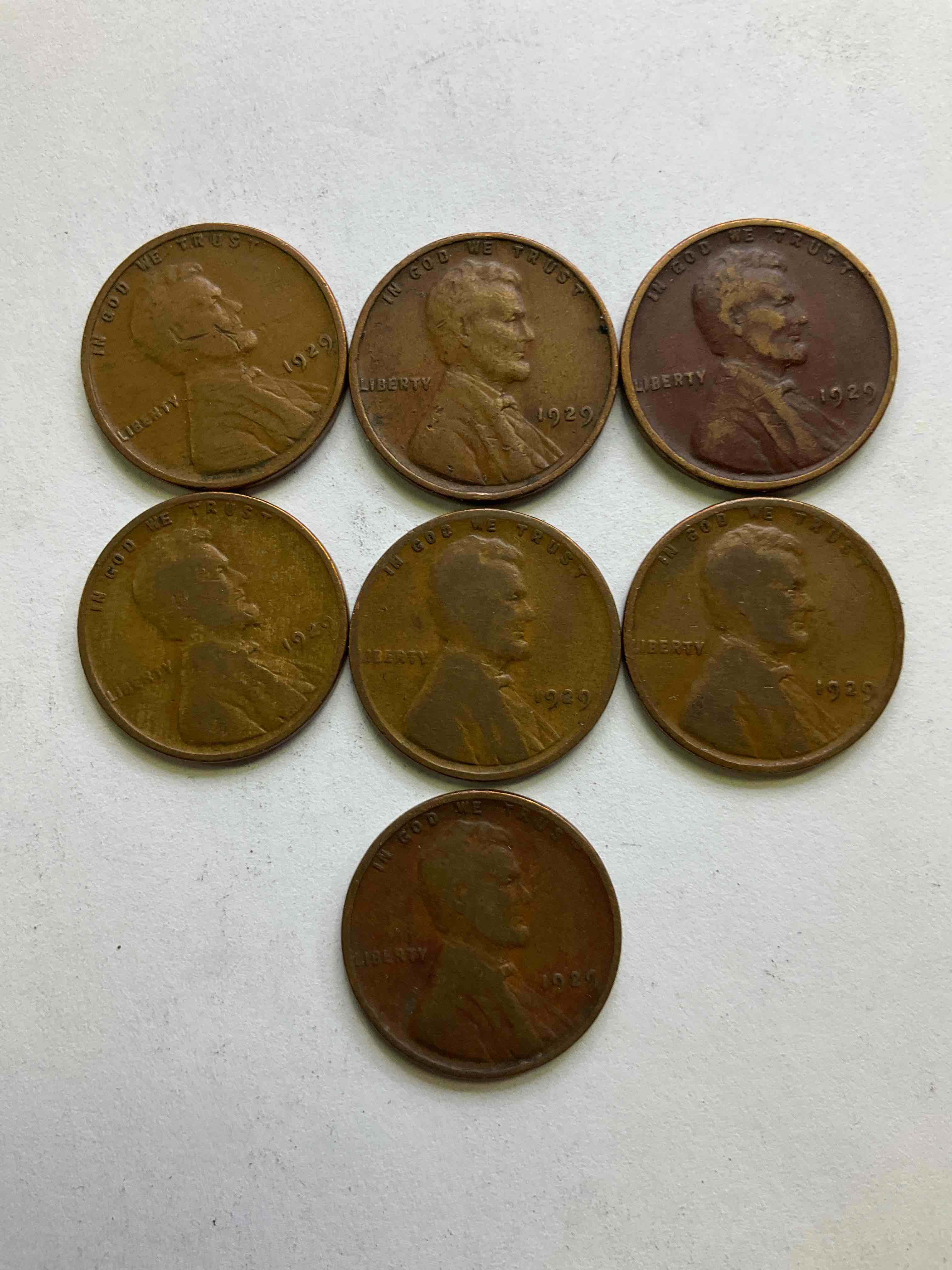 1929, The Year Of Infamy! Here Are RARE Pennies From 1929, The Year The Stock Market Crashed That Ended The Roaring Twenties & Entered America Into The Great Depression. These Gorgeous Pennies Are In Great, Circulated Condition For Their Age & Have Visible Dates. Own A Piece Of History From A Year That Will Live In Infamy!