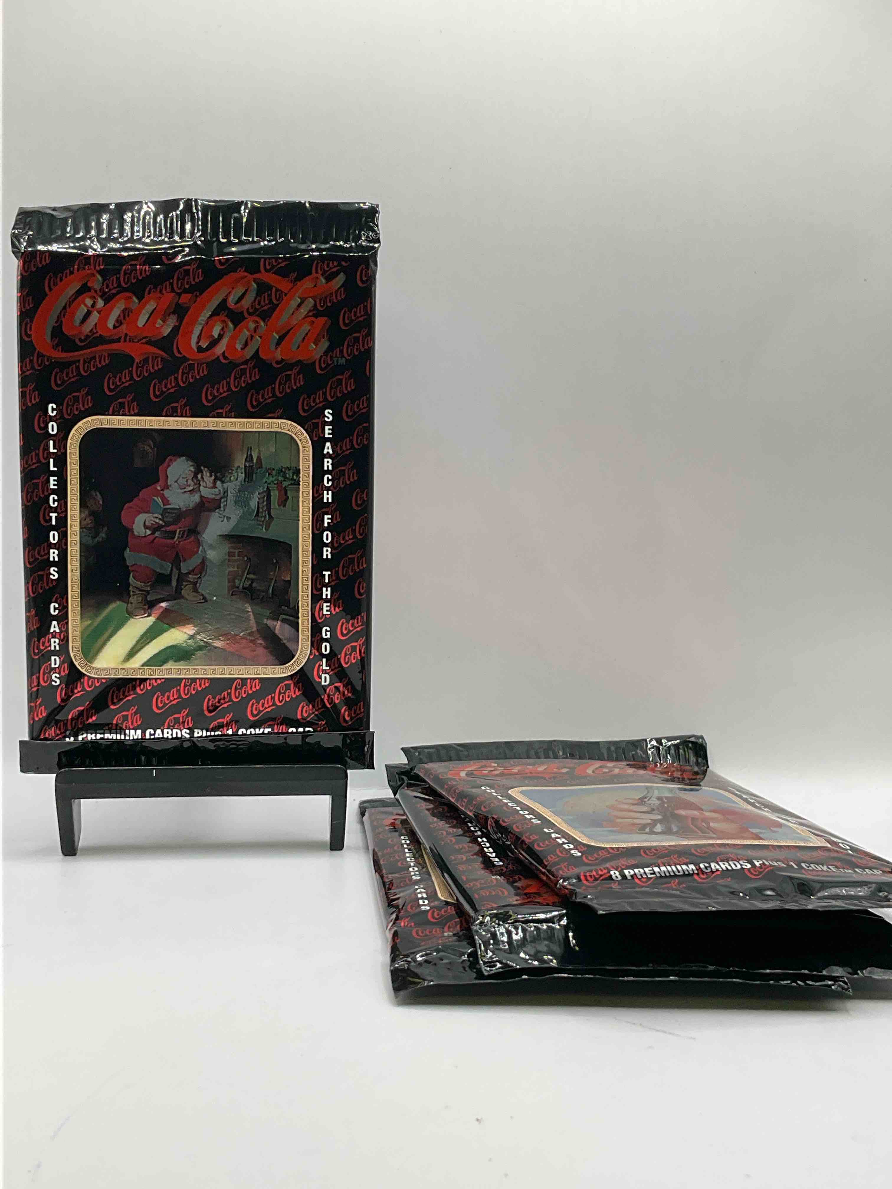 Coca Cola Collectors Rejoice! 1994 SERIES ONE Coke Collector Card Sealed Wax Packs, Direct From Original Retail Case! These Cards Are Super Rare & A Must For Coke Collectors! Search For Randomly Inserted Gold Cards, These Packs Are Nearly Impossible To Find!