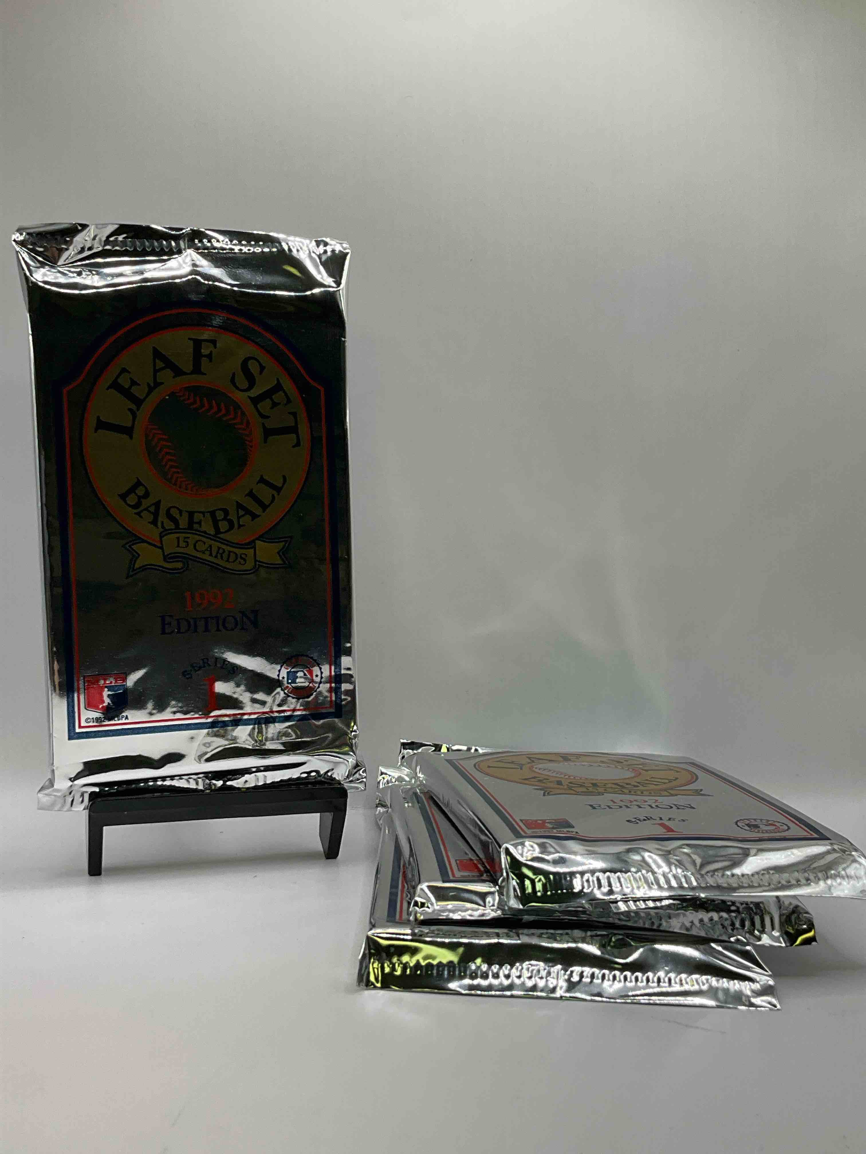 1992 Leaf Packs! No Way! Top Of The Line Leaf Baseball Packs, In Beautiful Box! Possible Jeff Kent Rookie, Ken Griffey Jr, Kirby Puckett & More Inside! Crazy!