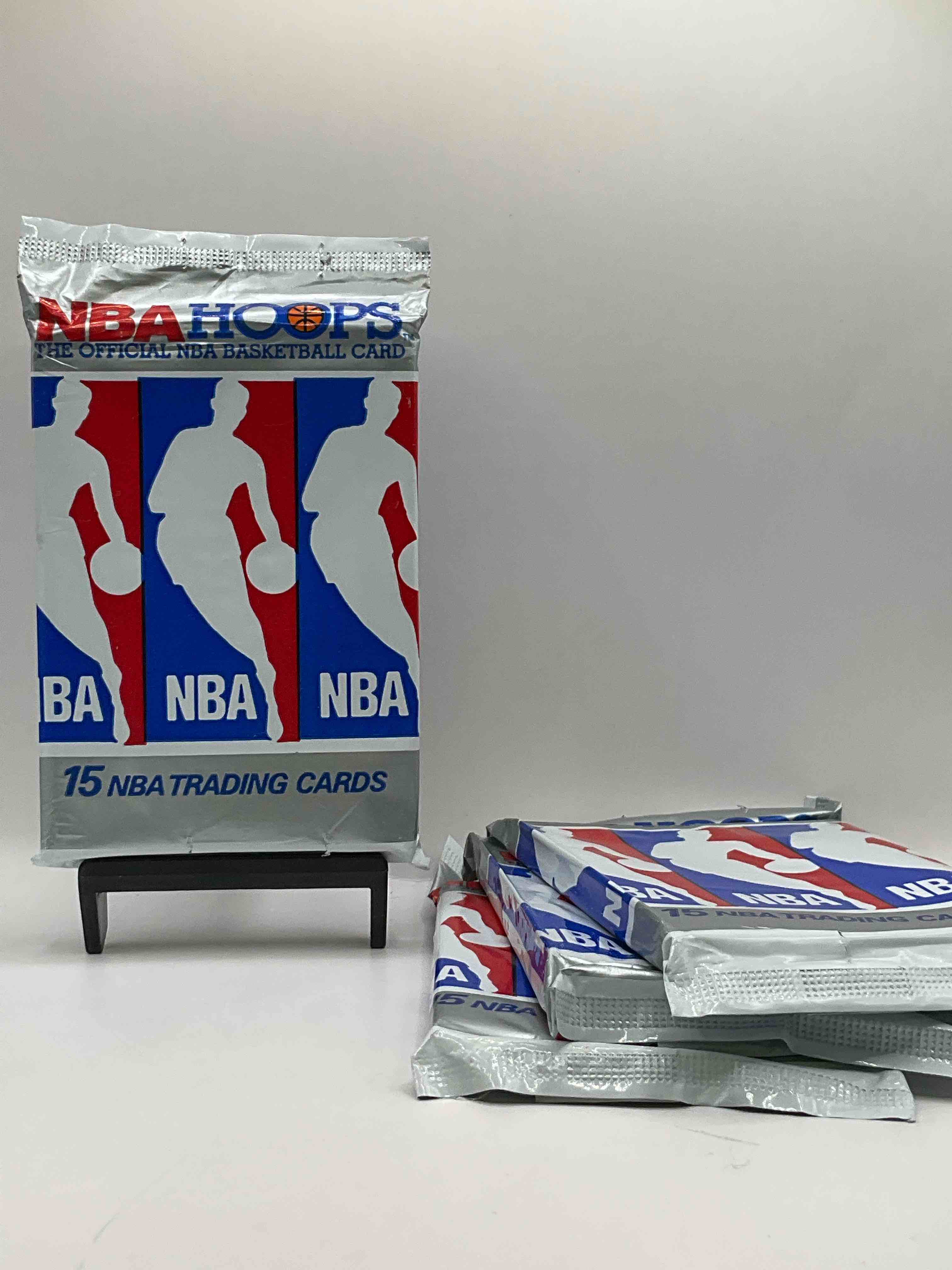 Michael Jordan!? 1990/91 NBA Hoops Unopened Sealed Trading Collectible Sports Card Pack, Direct From Original Sealed Retail Case!  Search For Early Michael Jordan #65 (PSA 10 Value $550), Jordan All Star Card, & Too Many Other Nice Cards To List!