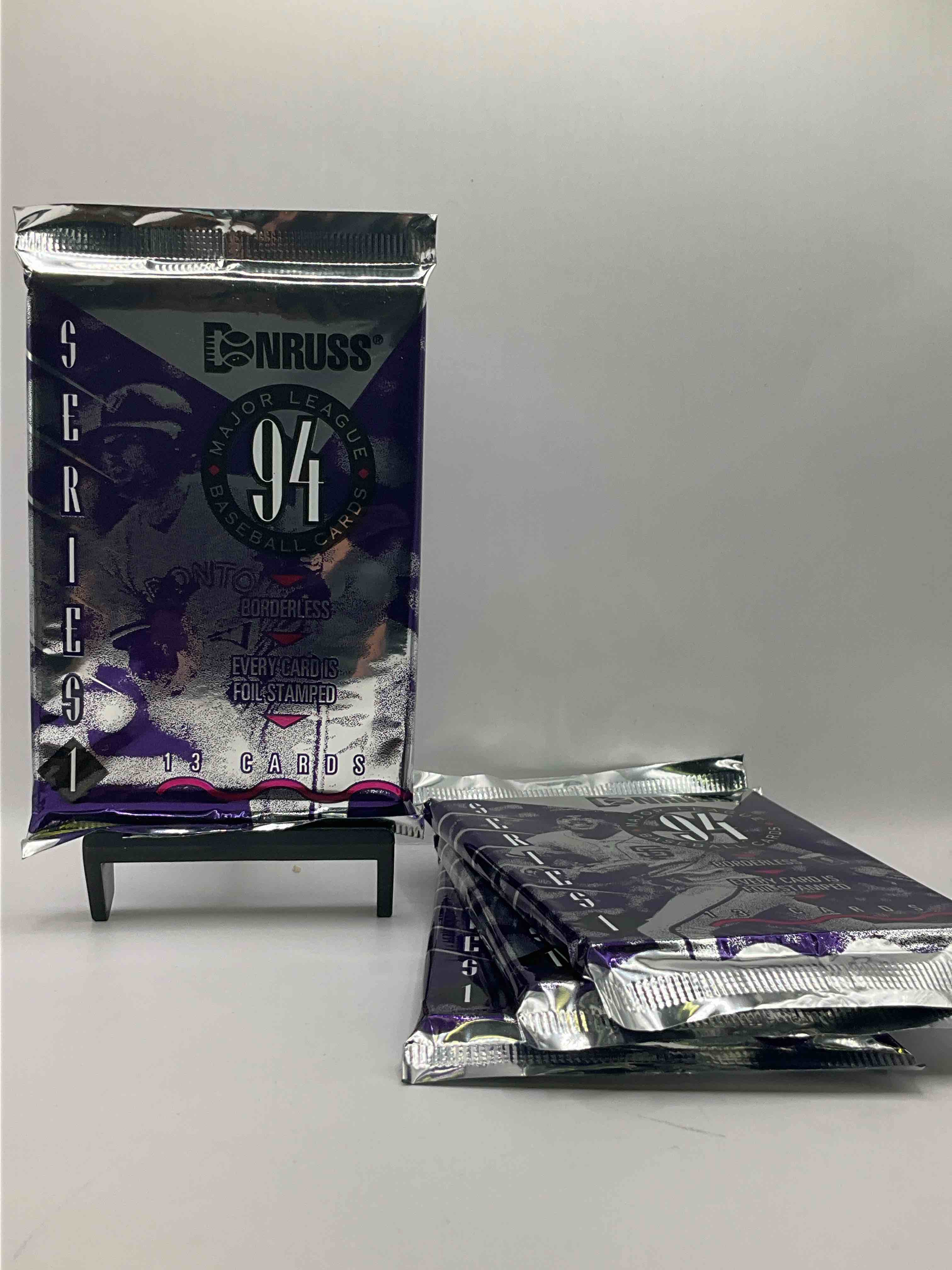 All New! 1994 Donruss Baseball Series 1 Packs! These Rare Packs Have The Possibility For Some Insane Cards! Search For Ken Griffey Jr, Nolan Ryan, Bo Jackson, Don Mattingly & MORE! Crazy Packs! 