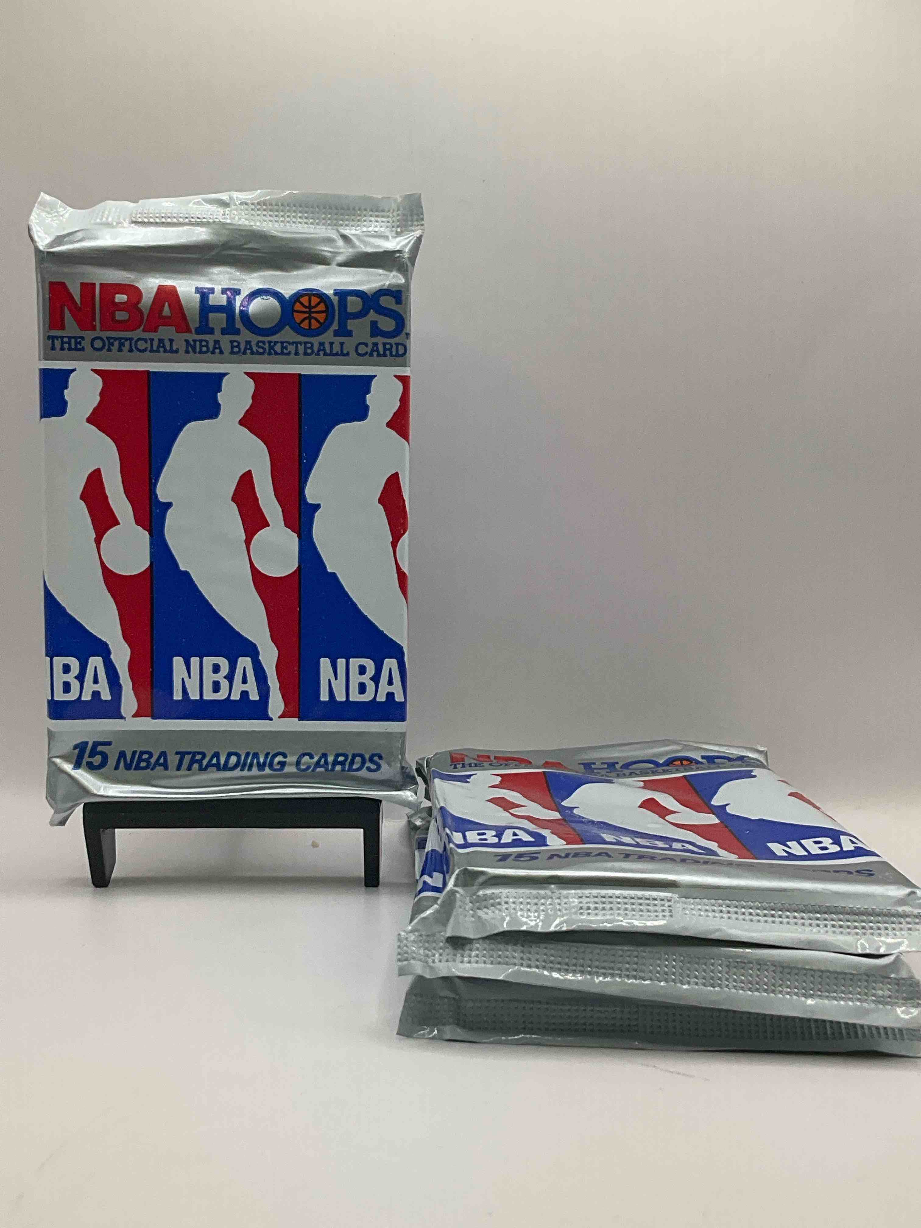 Michael Jordan!? 1990/91 NBA Hoops Unopened Sealed Trading Collectible Sports Card Pack, Direct From Original Sealed Retail Case!  Search For Early Michael Jordan #65 (PSA 10 Value $550), Jordan All Star Card, & Too Many Other Nice Cards To List!