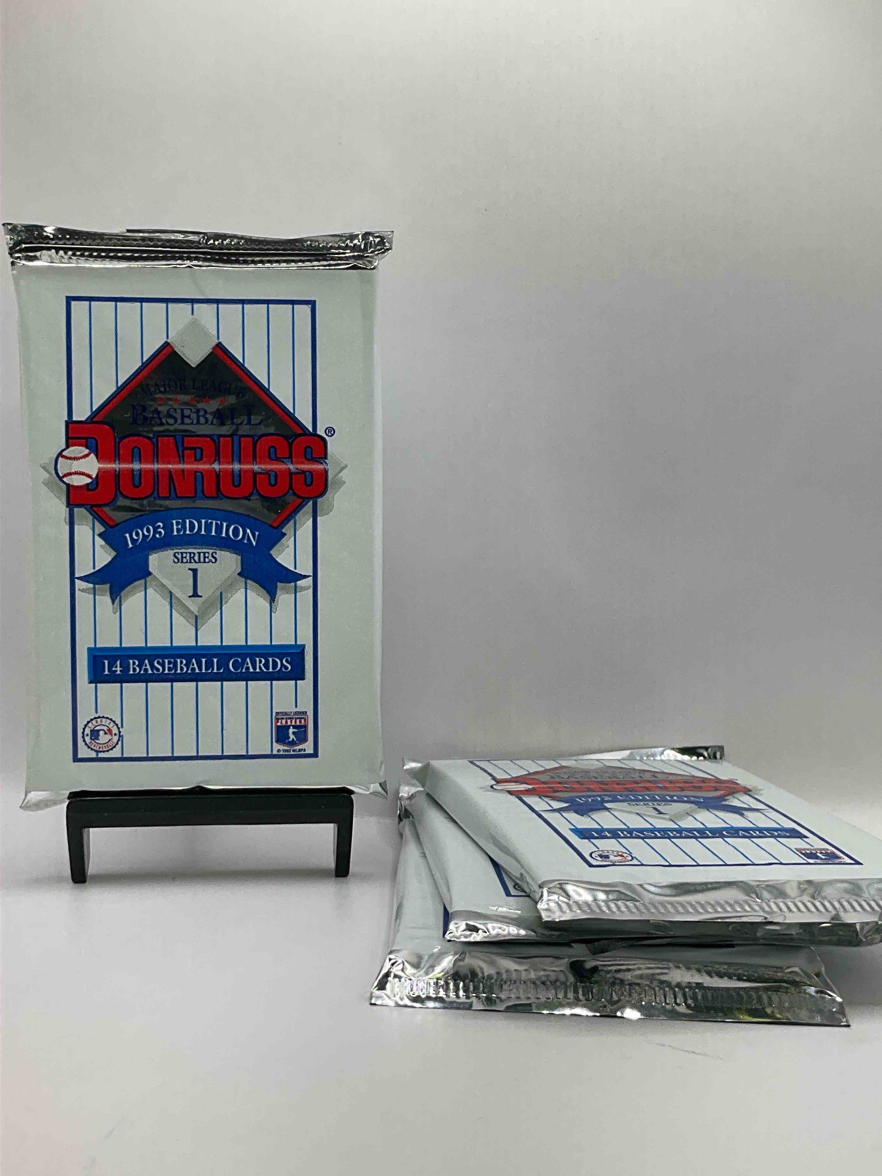 Great Year! 1993 Donruss Baseball Unopened Baseball Card Packs, Direct From Original Sealed Retail Case! Search For Valuable Rated Rookie Cards From Chipper Jones (PSA 10 $150+) & Mike Piazza, Early Ken Griffey Jr. & So Much More!