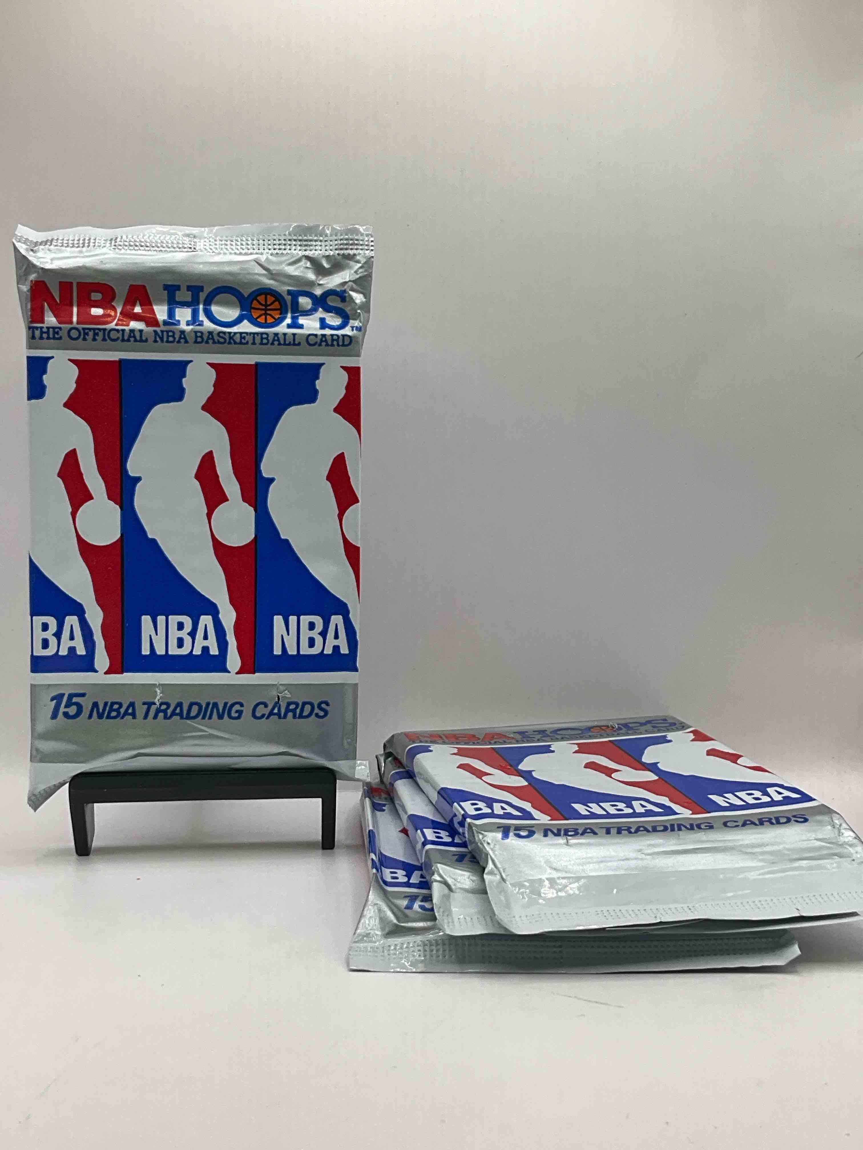 Michael Jordan!? 1990/91 NBA Hoops Unopened Sealed Trading Collectible Sports Card Pack, Direct From Original Sealed Retail Case!  Search For Early Michael Jordan #65 (PSA 10 Value $550), Jordan All Star Card, & Too Many Other Nice Cards To List!