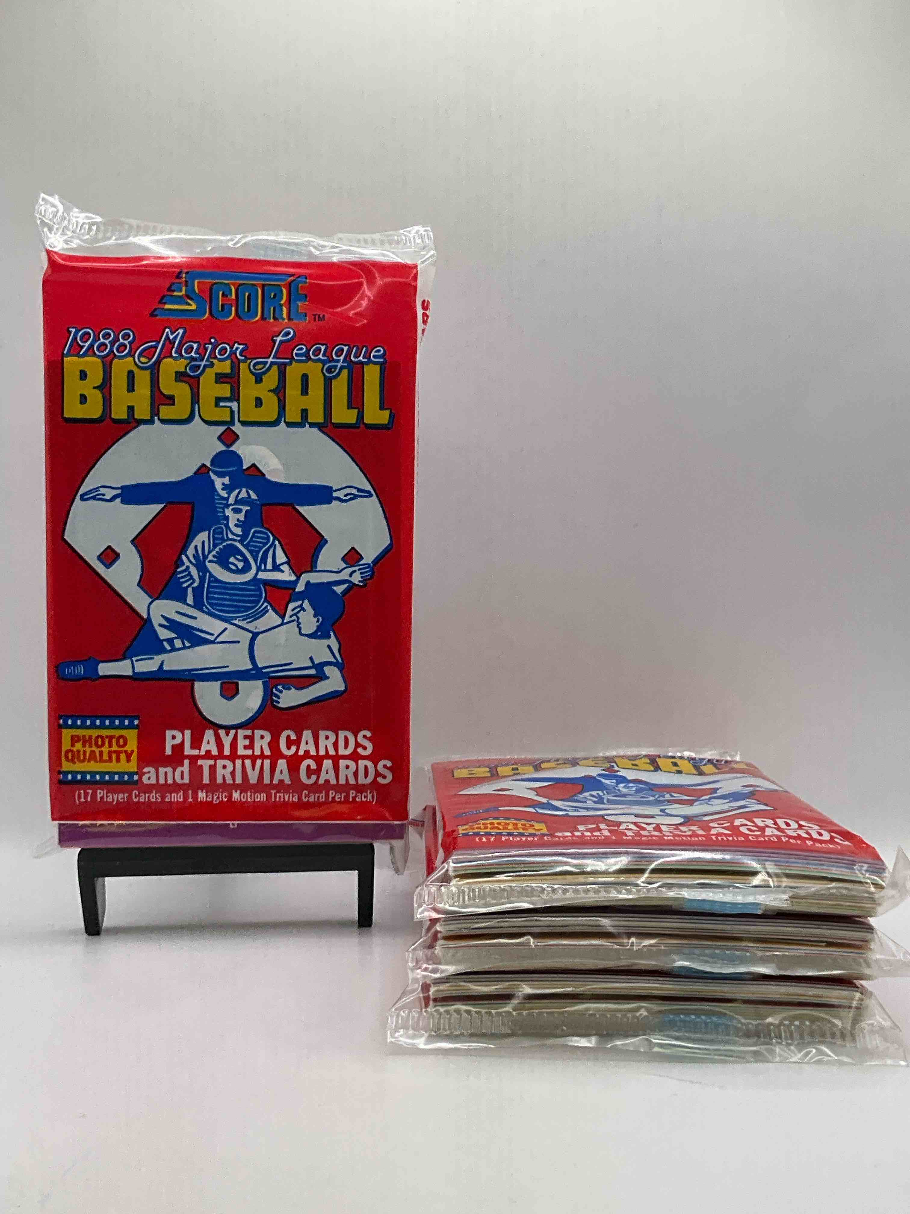 1988 Score Baseball Sealed Sports Collectible Card Pack, Direct From Original Retail Case! Search For Valuable Don Mattingly #1 & So Many Cool Nostalgic 80's Players!
