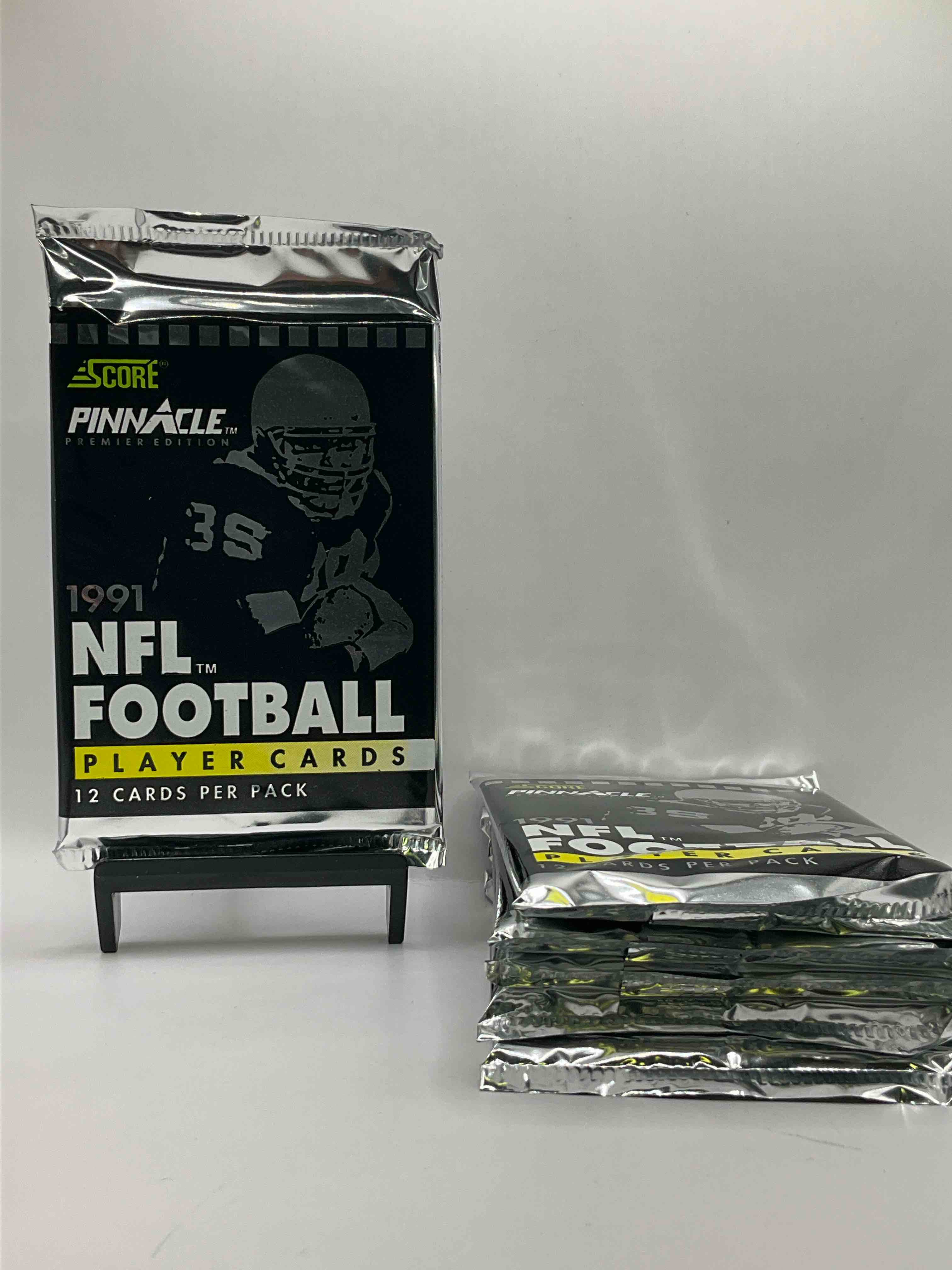 1991 Pinnacle Premier Edition Score Unopened Sports Card Packs Direct From Original Box! Search For Valuable Emmitt Smith Cards & Other Stars!