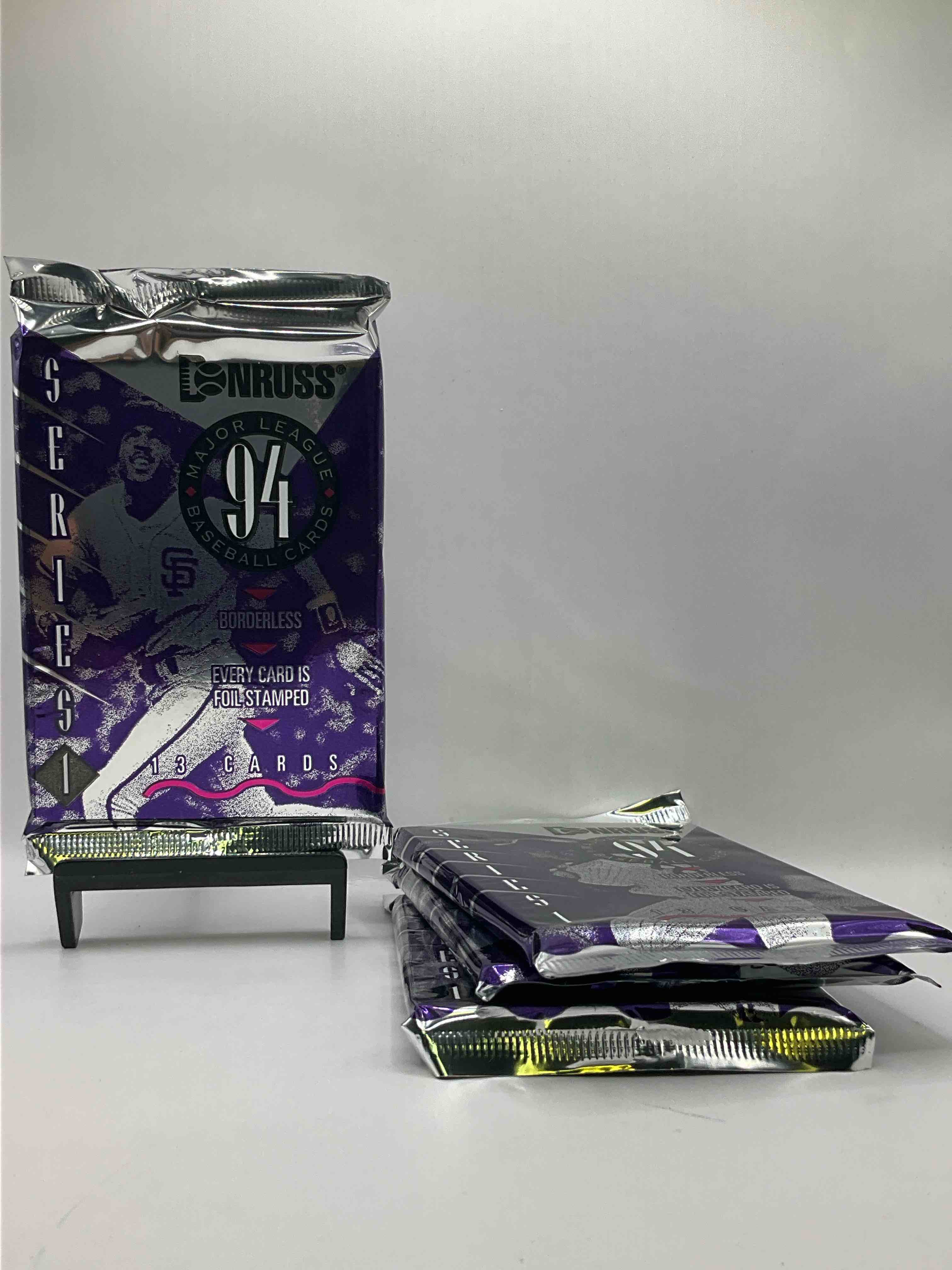 All New! 1994 Donruss Baseball Series 1 Packs! These Rare Packs Have The Possibility For Some Insane Cards! Search For Ken Griffey Jr, Nolan Ryan, Bo Jackson, Don Mattingly & MORE! Crazy Packs! 