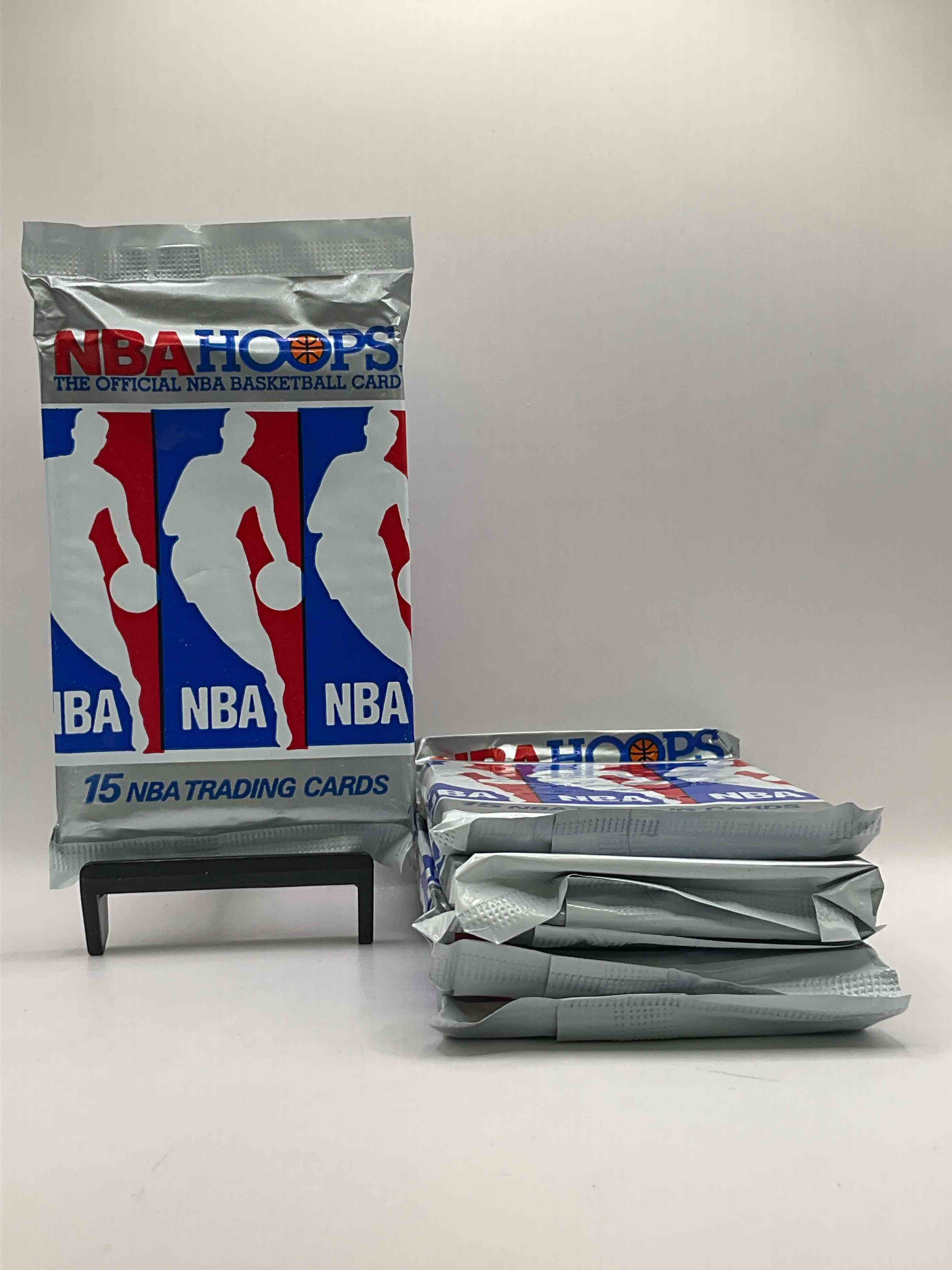 Michael Jordan!? 1990/91 NBA Hoops Unopened Sealed Trading Collectible Sports Card Pack, Direct From Original Sealed Retail Case!  Search For Early Michael Jordan #65 (PSA 10 Value $550), Jordan All Star Card, & Too Many Other Nice Cards To List!