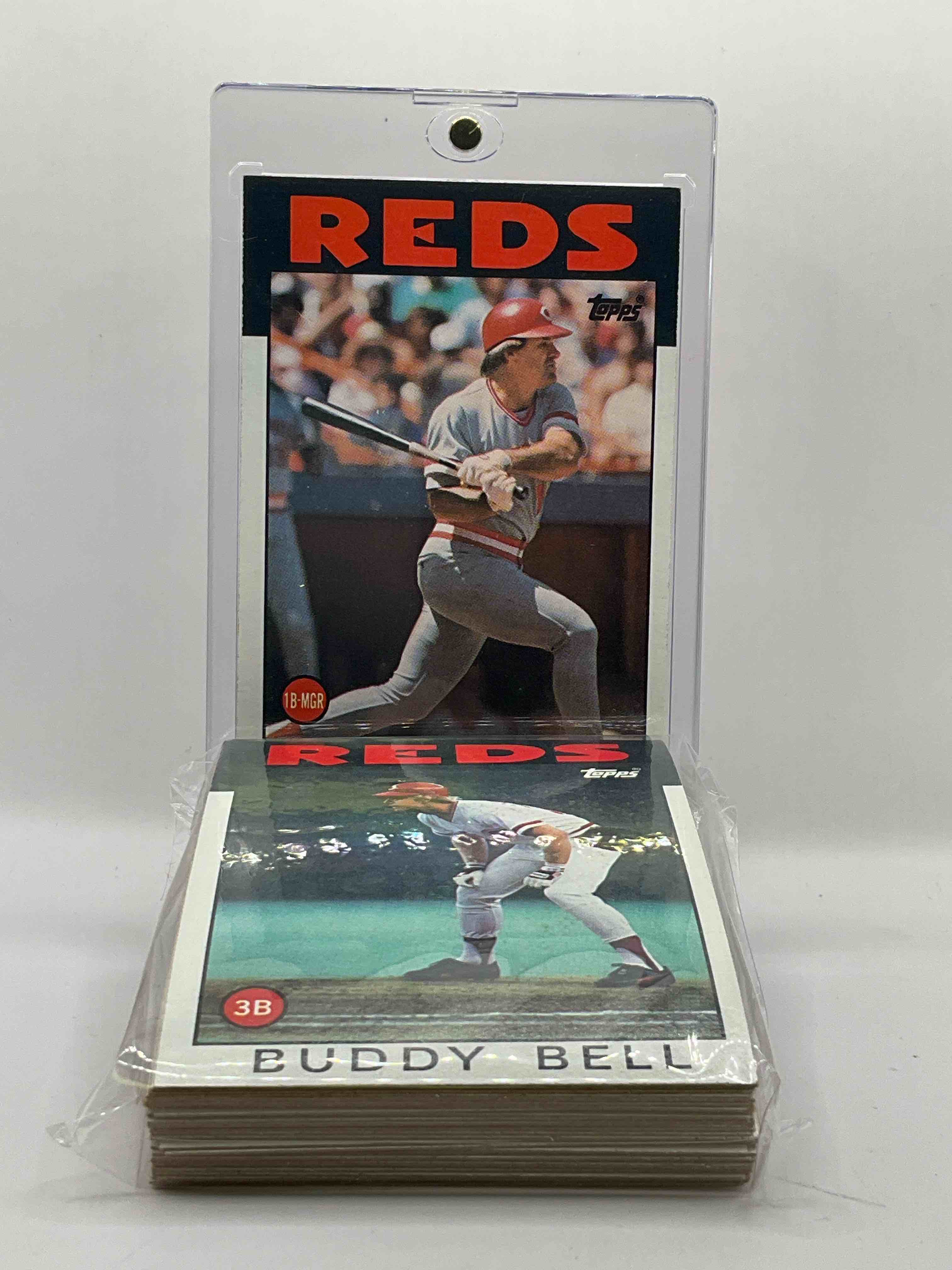 1986 Topps Baseball REDS Complete Set! 30 Card Reds Set, Including Multiple Pete Rose Cards! Legends Like Pete Rose, Eric Davis & So Many More!