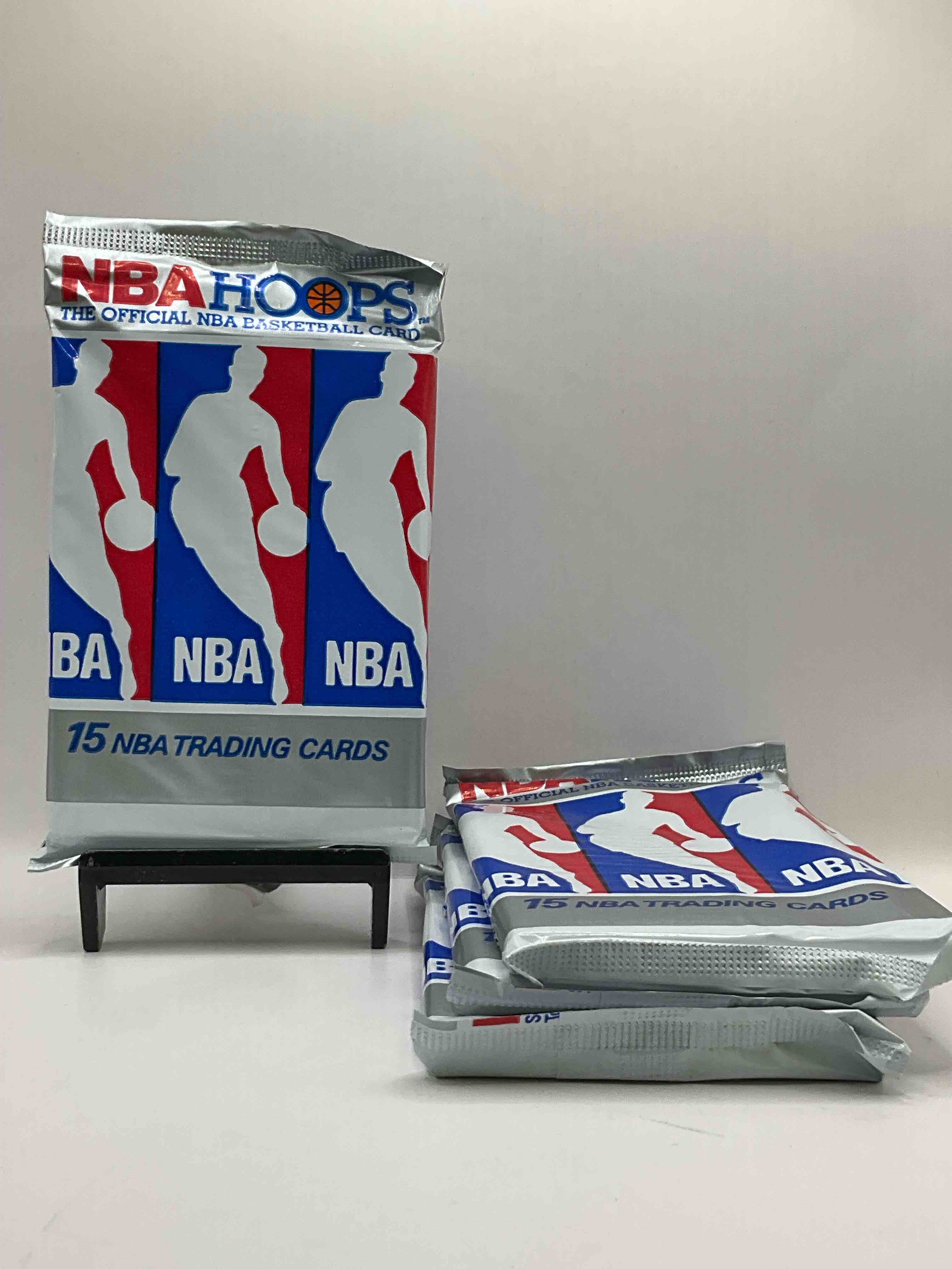 Michael Jordan!? 1990/91 NBA Hoops Unopened Sealed Trading Collectible Sports Card Pack, Direct From Original Sealed Retail Case!  Search For Early Michael Jordan #65 (PSA 10 Value $550), Jordan All Star Card, & Too Many Other Nice Cards To List!
