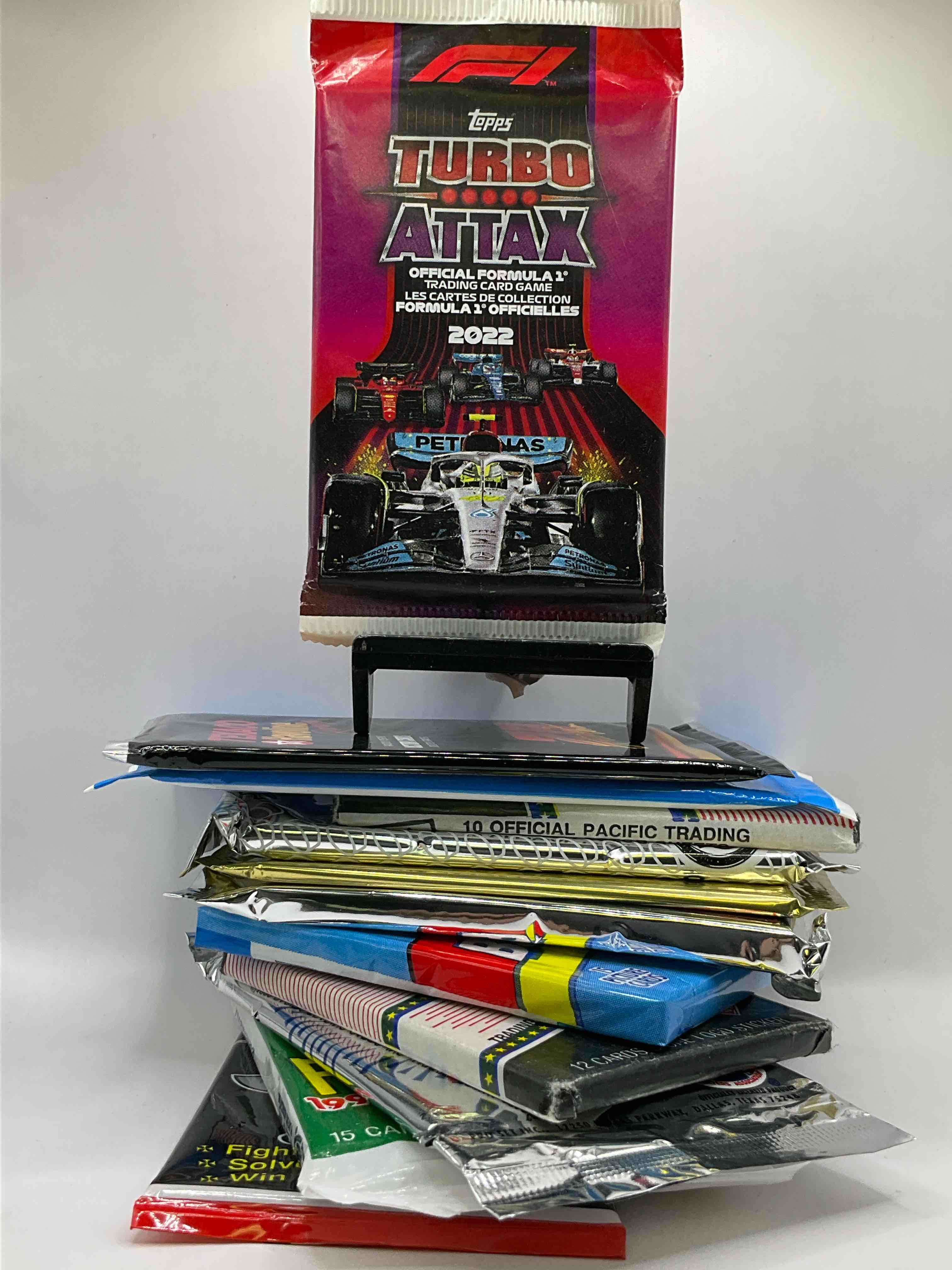 Super Cool! Random Card Packs, All Different Sports & Years! Football, Baseball, Hockey, Racing & More! Insane 12 Pack Randomness! 