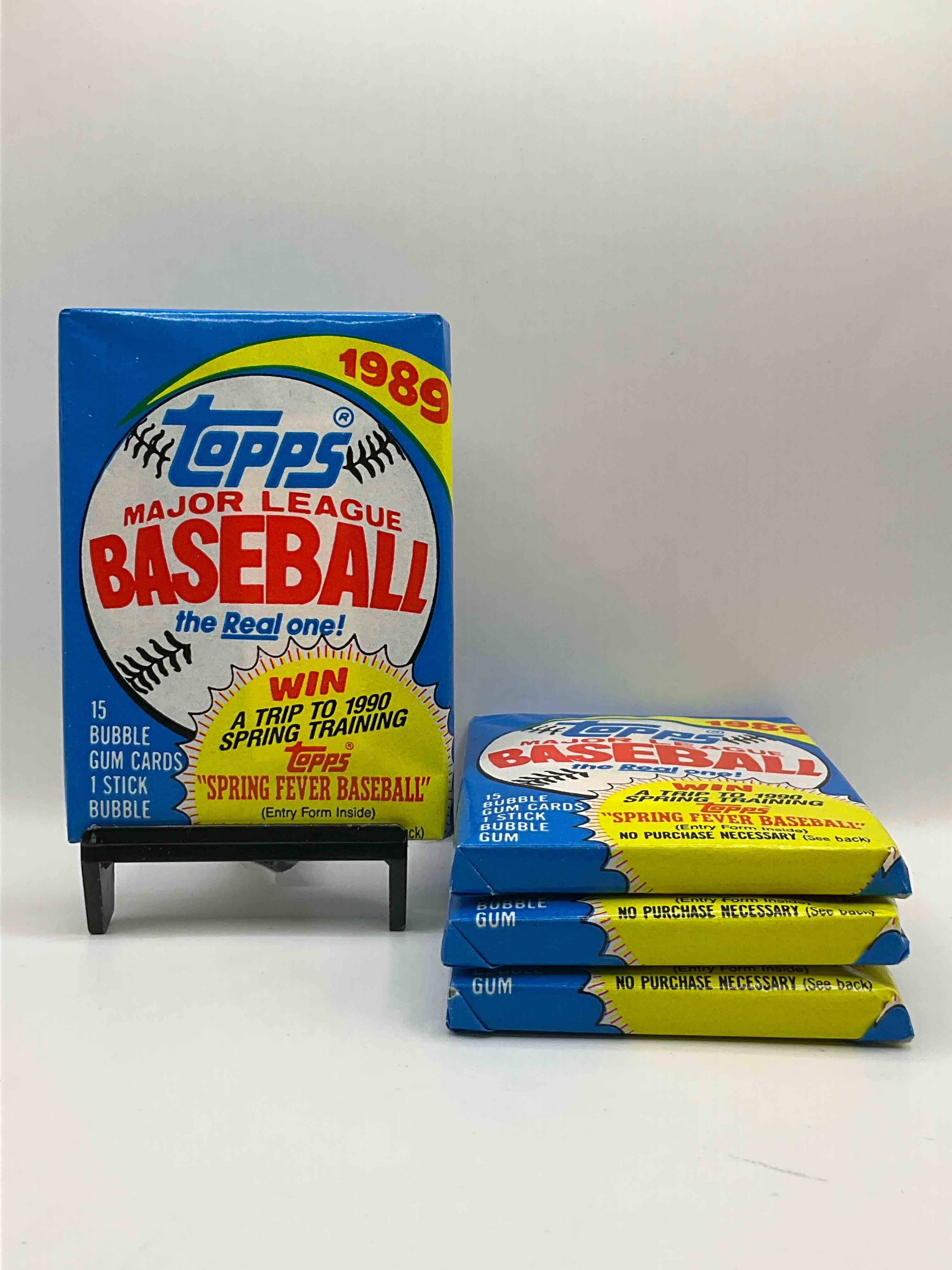 1989! Bo Jackson, Deion Sanders, Don Mattingly & More! Insane 1989 Topps Baseball Unopened Sports Card Collectible Wax Packs! Direct From Original Retail Case! Search For Valuable Randy Johnson Rookies!