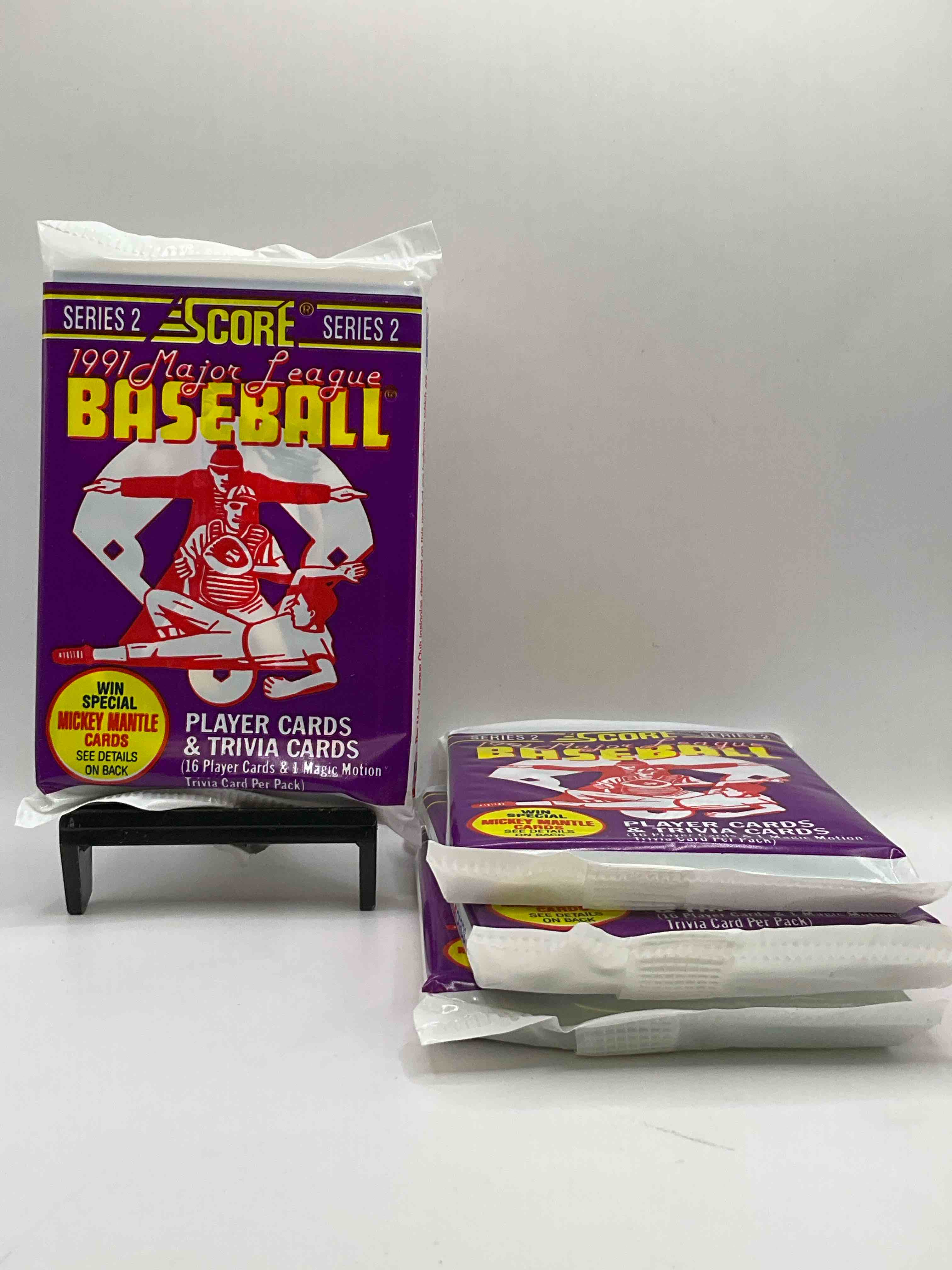 Signed Mickey Mantle!? 1991 Score Baseball Unopened Packs! 2,493 Signed Mickey Mantle Cards From This Year Out There, Fetching Big Money If Pulled! Insanely Cool & Valuable Packs With Stars & Rookies! 