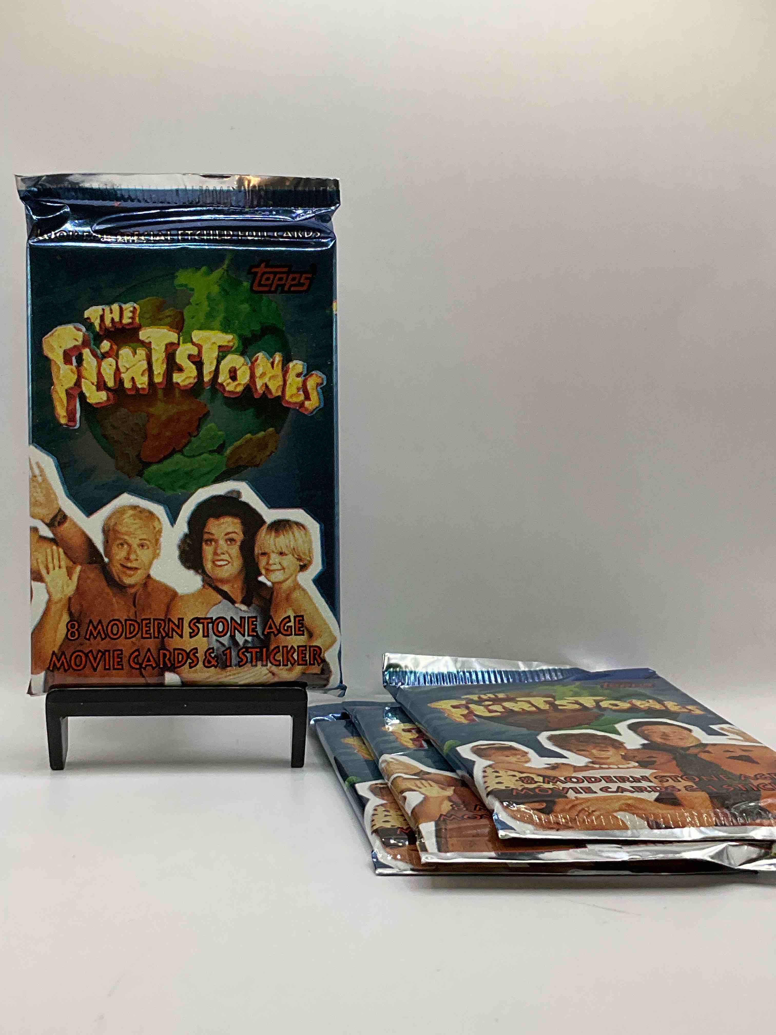 Flintstones! 1993 Flintstones The Movie Unopened Packs, Direct From Original Retail Case! Re-Live This Early 90's Movie Classic With These Cool Card Packs That Are Hard To Find!