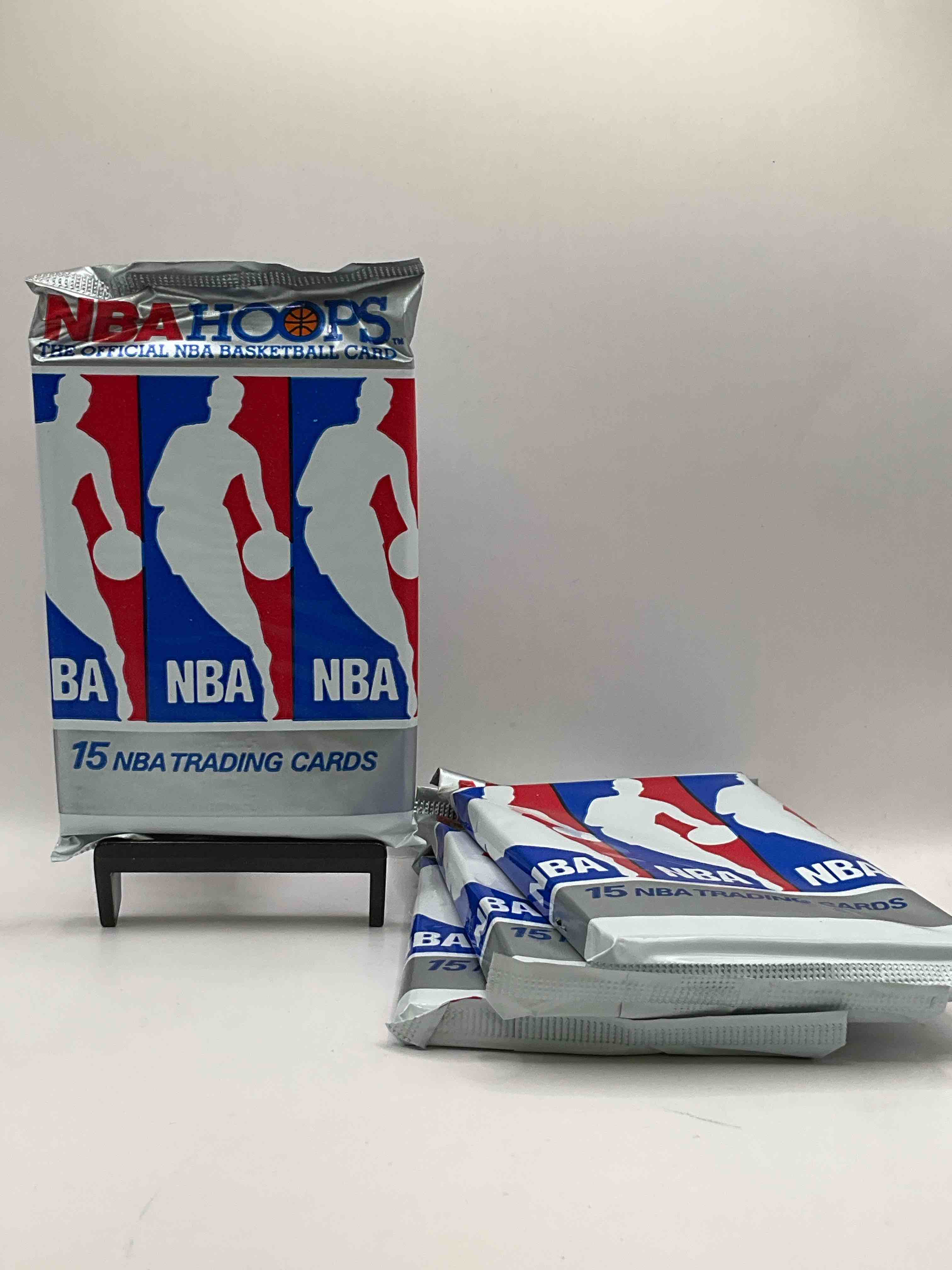 Michael Jordan!? 1990/91 NBA Hoops Unopened Sealed Trading Collectible Sports Card Pack, Direct From Original Sealed Retail Case!  Search For Early Michael Jordan #65 (PSA 10 Value $550), Jordan All Star Card, & Too Many Other Nice Cards To List!