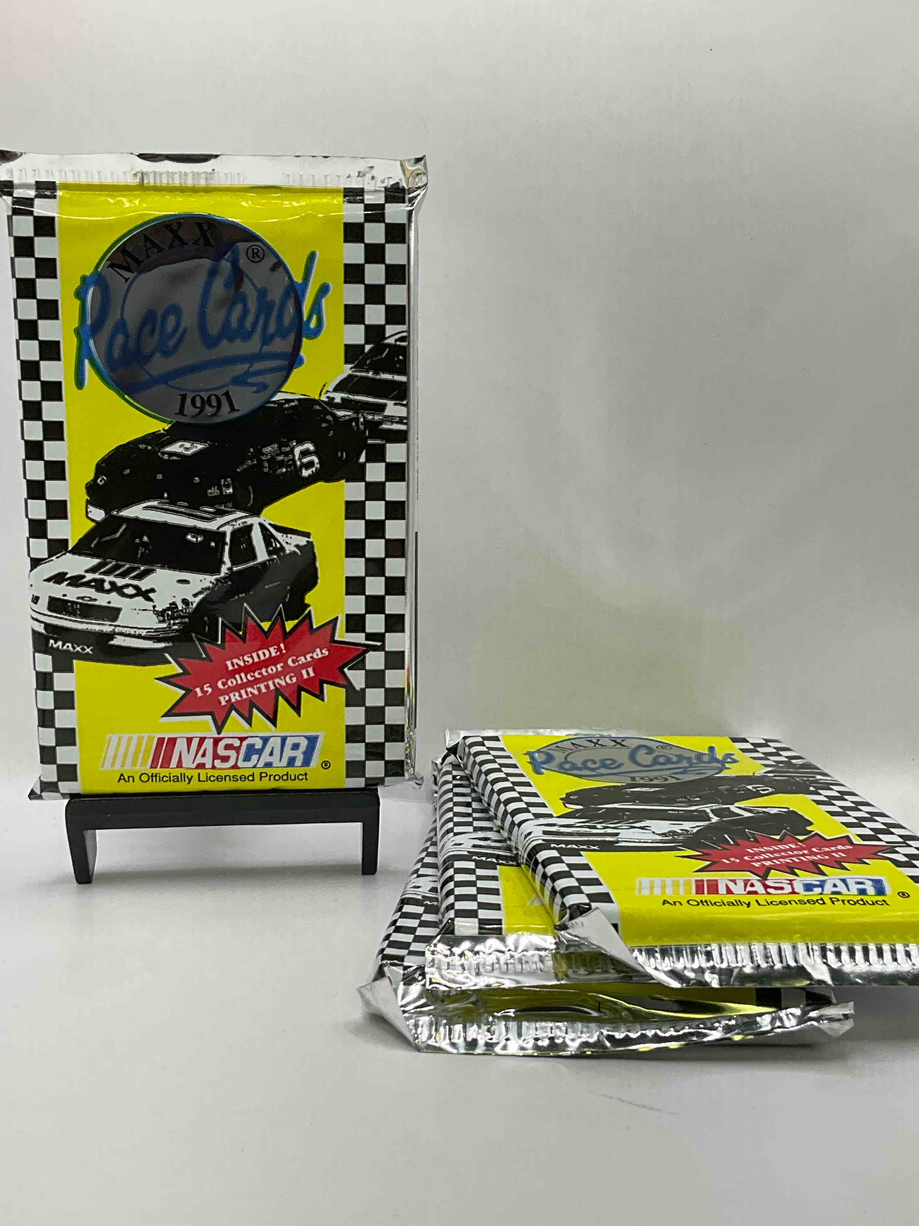 MAXX NASCAR 1991 Race Cards! 15 Collector Cards Per Pack! These Cards Are Loved By Collectors, Get Your Hands On Them Now!