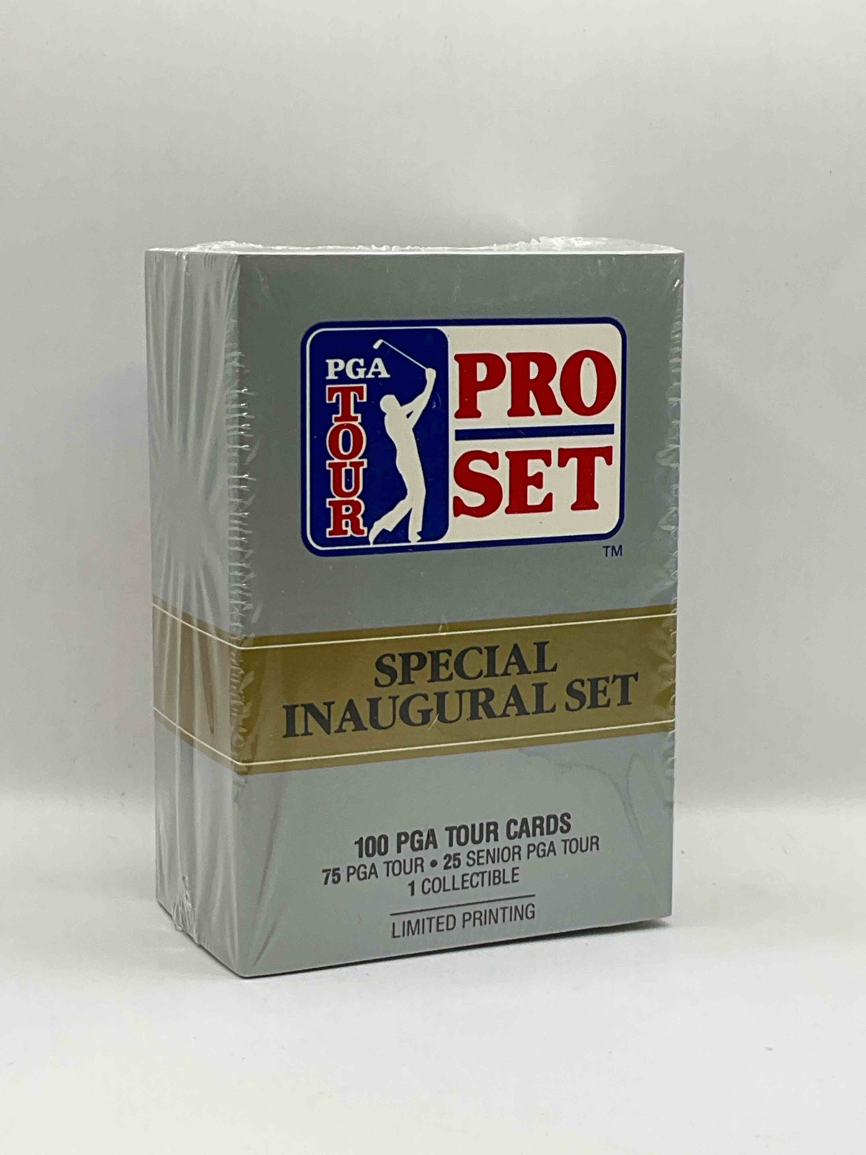 PGA TOUR CARDS! PGA Pro Set Inaugural Edition Special Set With 100 Cards & One Collectible! Limited Printing! 1990 PGA CARDS!