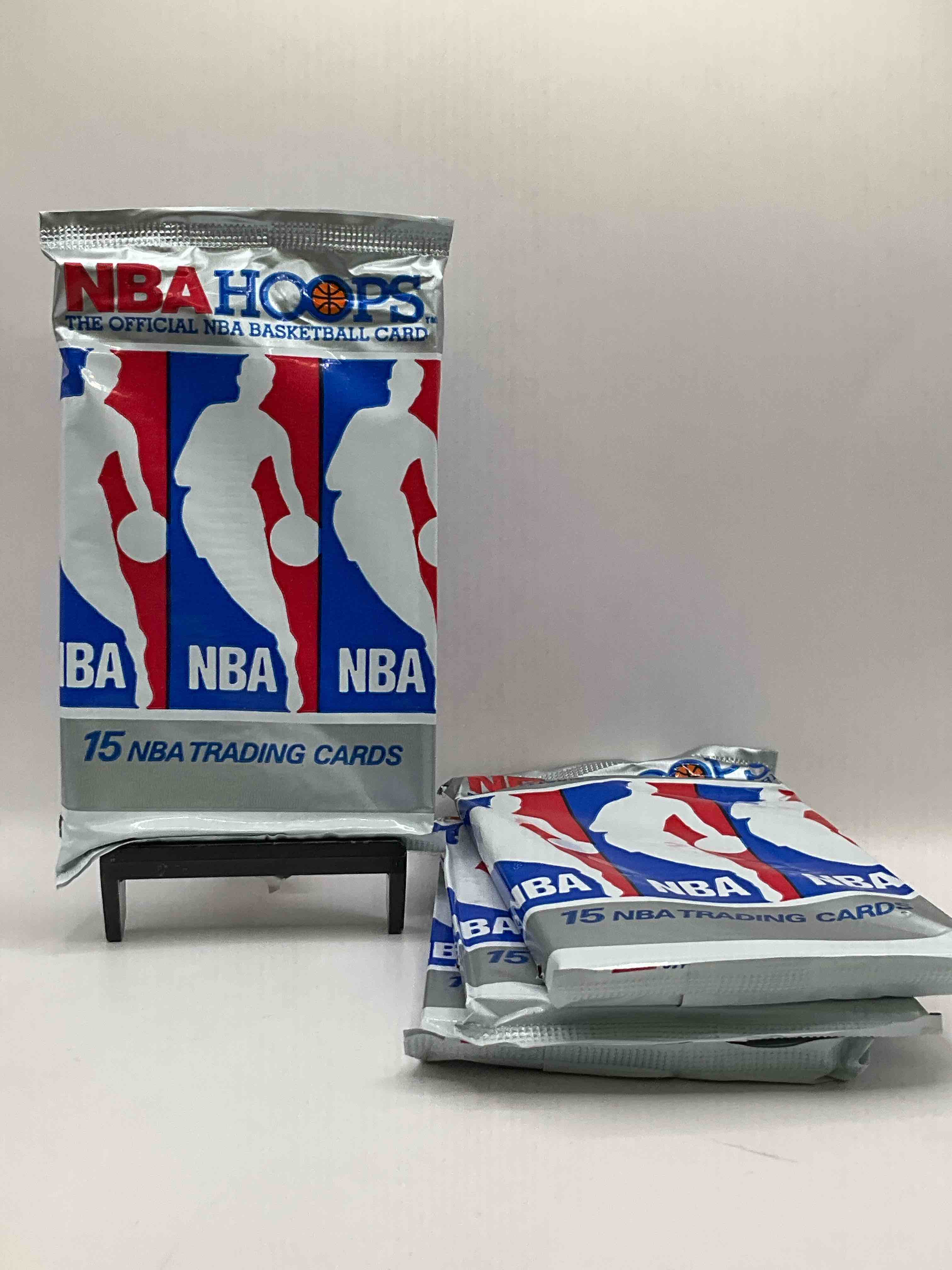 Michael Jordan!? 1990/91 NBA Hoops Unopened Sealed Trading Collectible Sports Card Pack, Direct From Original Sealed Retail Case!  Search For Early Michael Jordan #65 (PSA 10 Value $550), Jordan All Star Card, & Too Many Other Nice Cards To List!