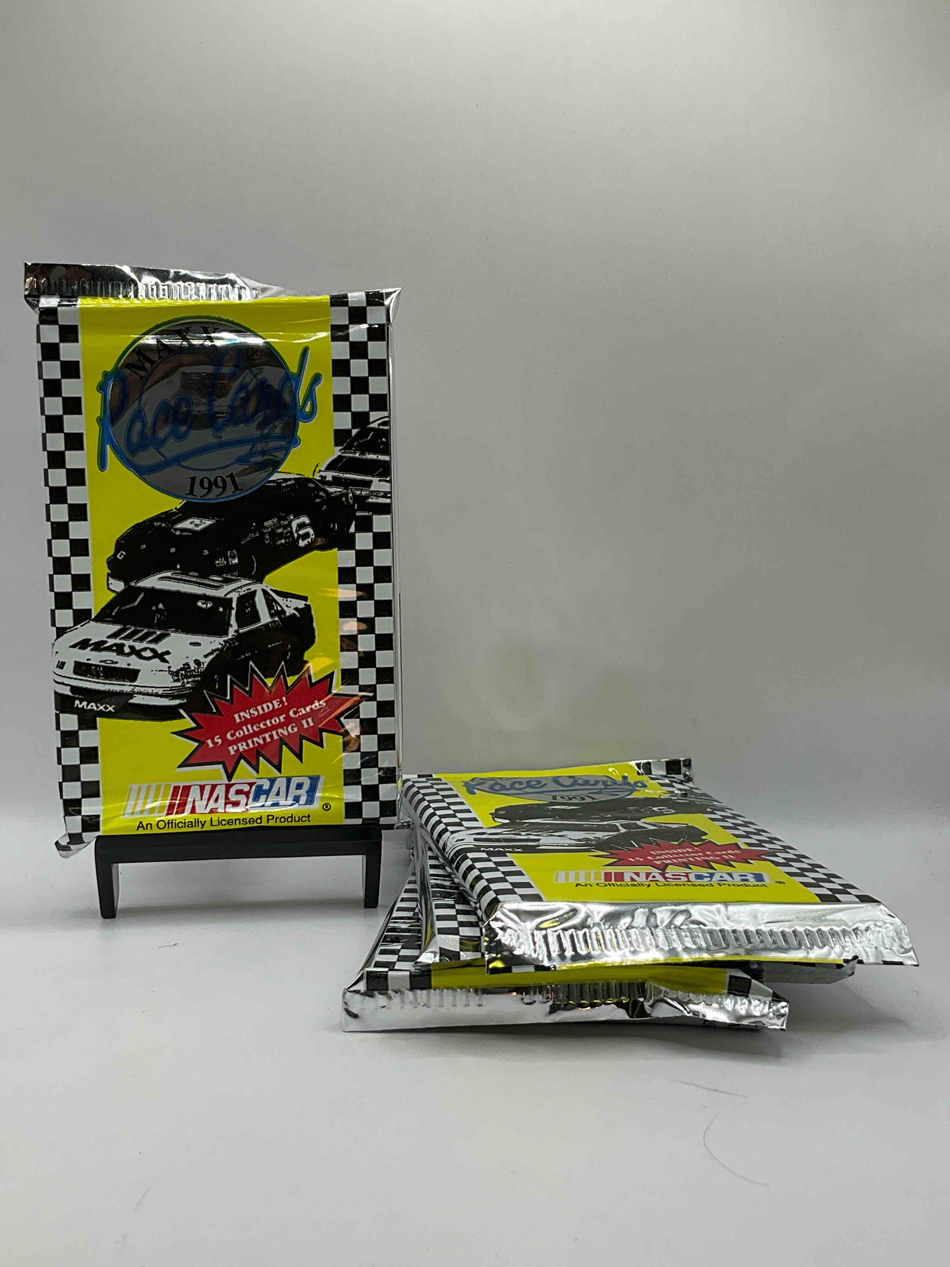 MAXX NASCAR 1991 Race Cards! 15 Collector Cards Per Pack! These Cards Are Loved By Collectors, Get Your Hands On Them Now!