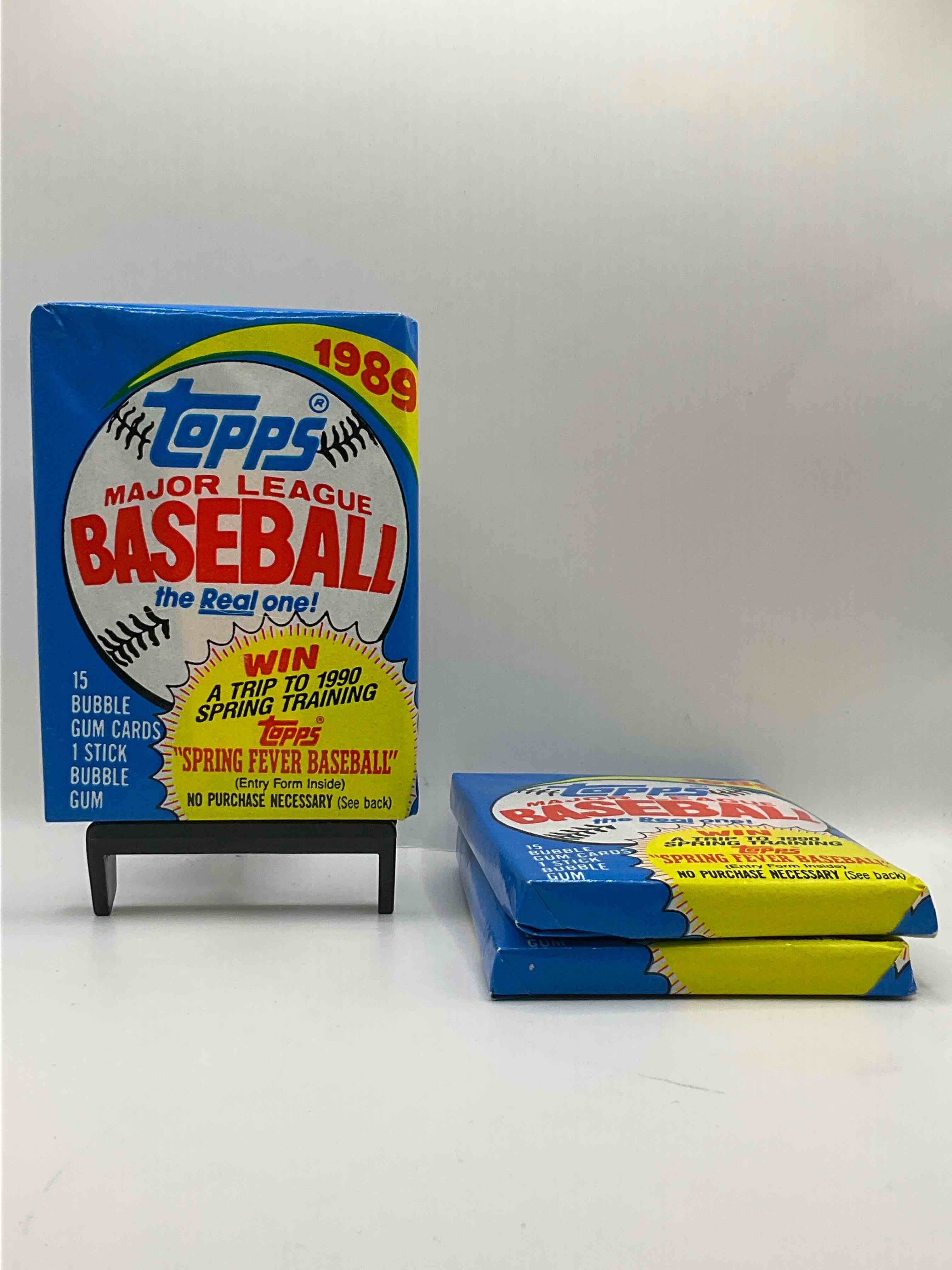 1989! Bo Jackson, Deion Sanders, Don Mattingly & More! Insane 1989 Topps Baseball Unopened Sports Card Collectible Wax Packs! Direct From Original Retail Case! Search For Valuable Randy Johnson Rookies!