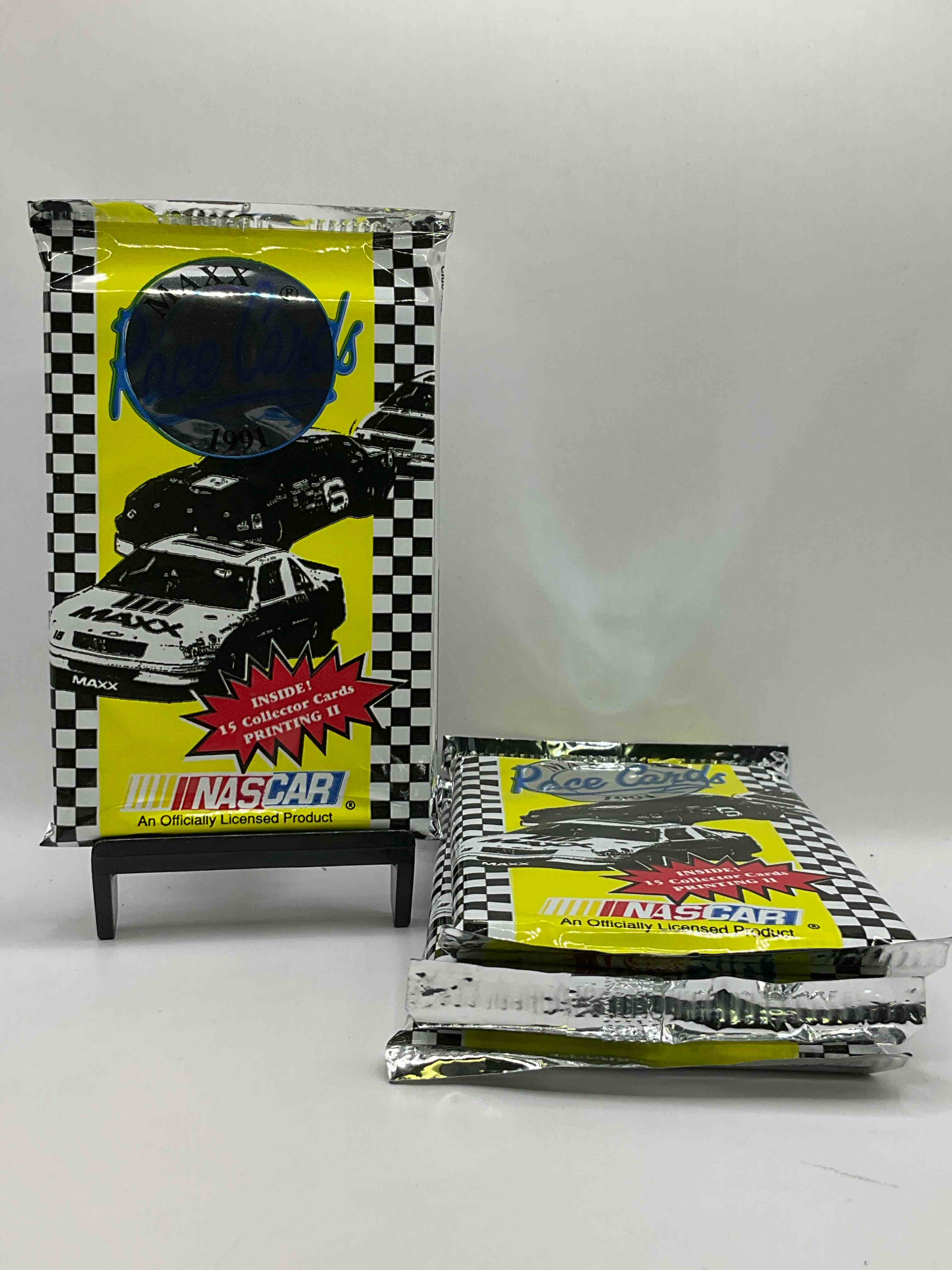 MAXX NASCAR 1991 Race Cards! 15 Collector Cards Per Pack! These Cards Are Loved By Collectors, Get Your Hands On Them Now!
