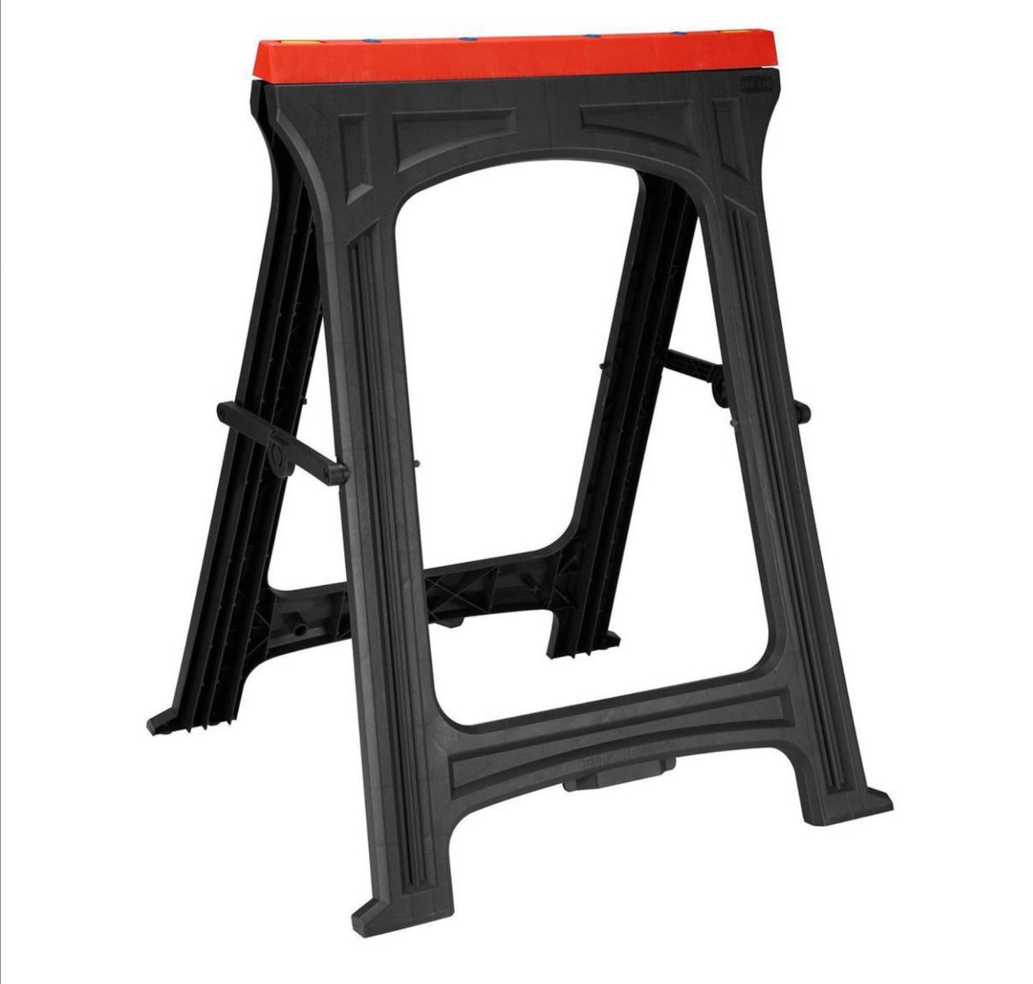 31 in. PVC Folding Sawhorse, 350 ib