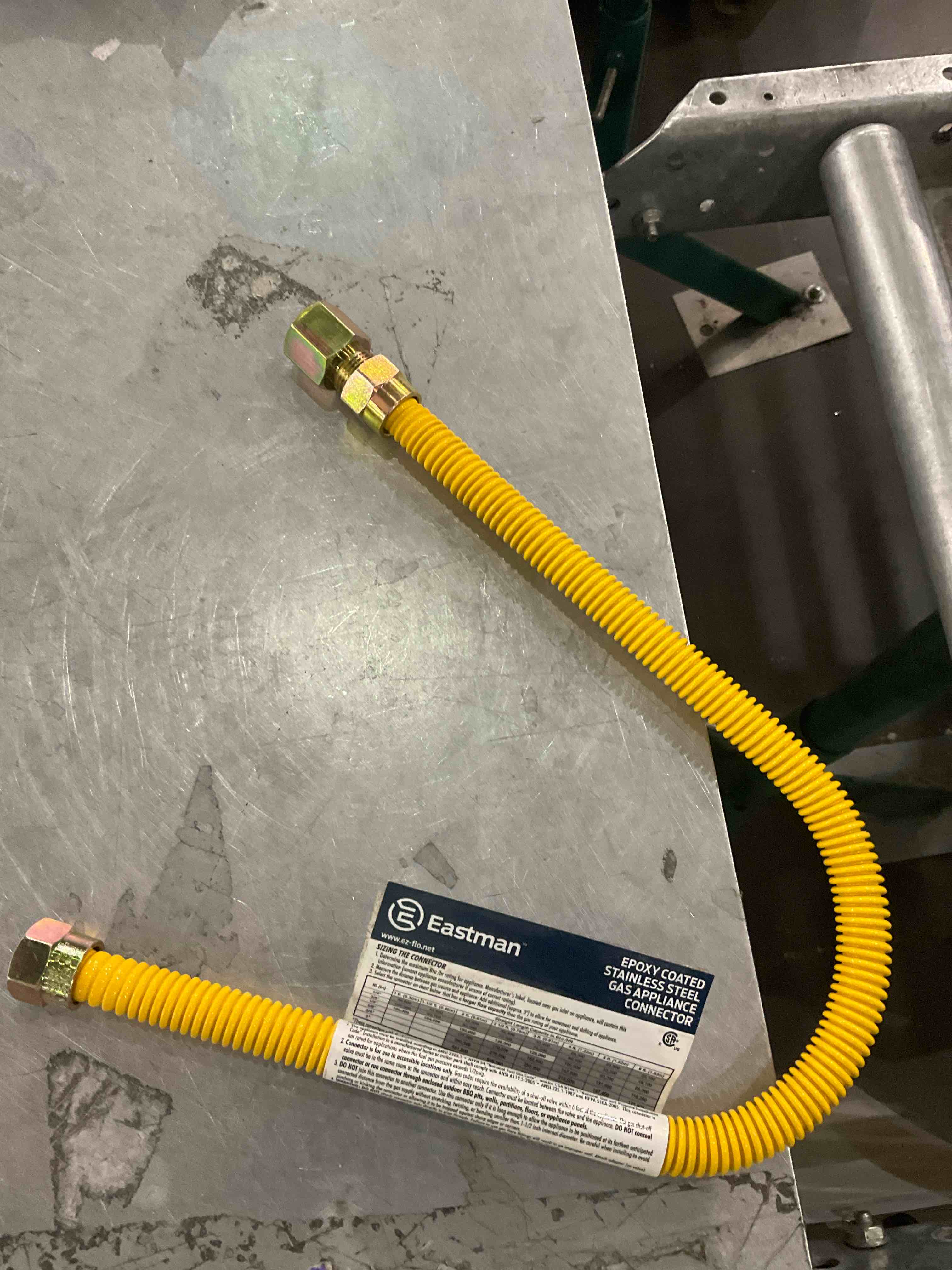 gas appliance connector