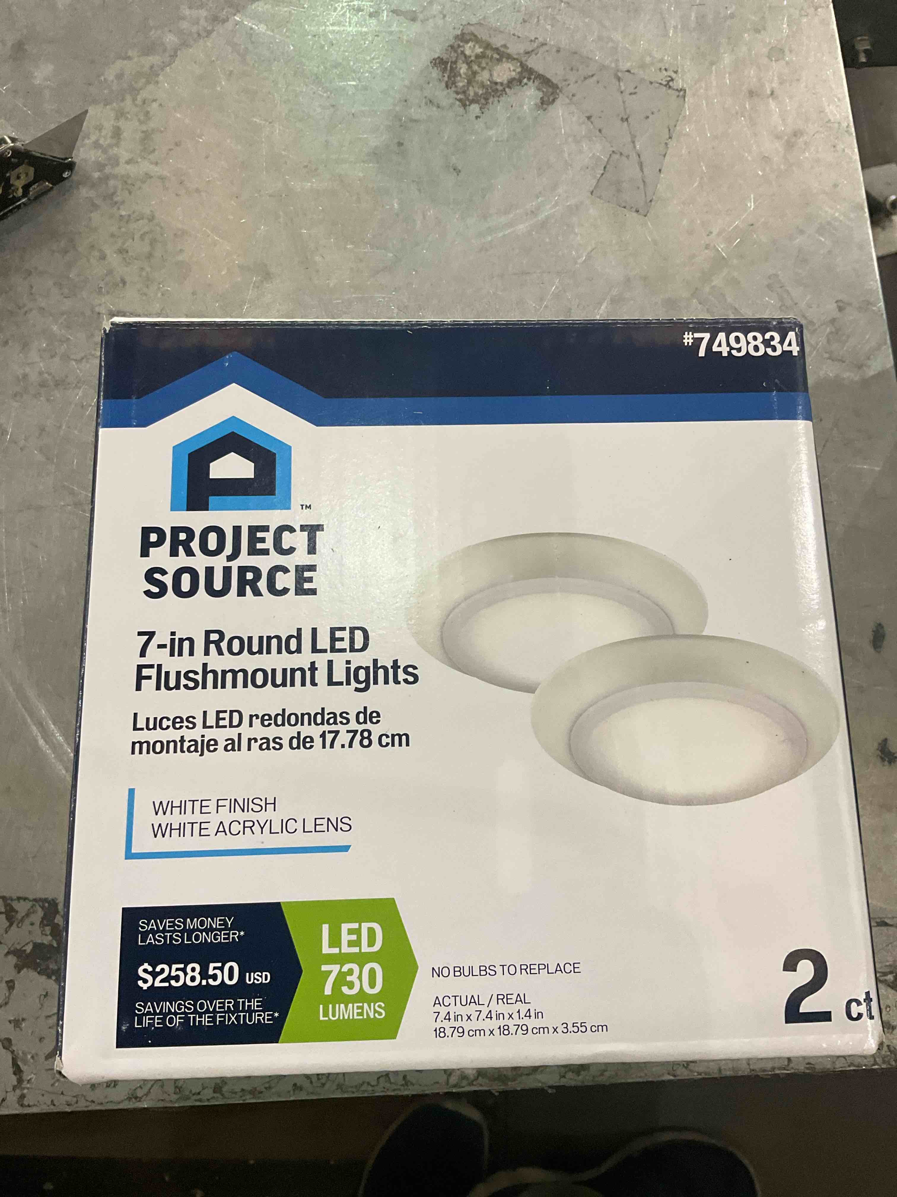 7in led flushmount lights