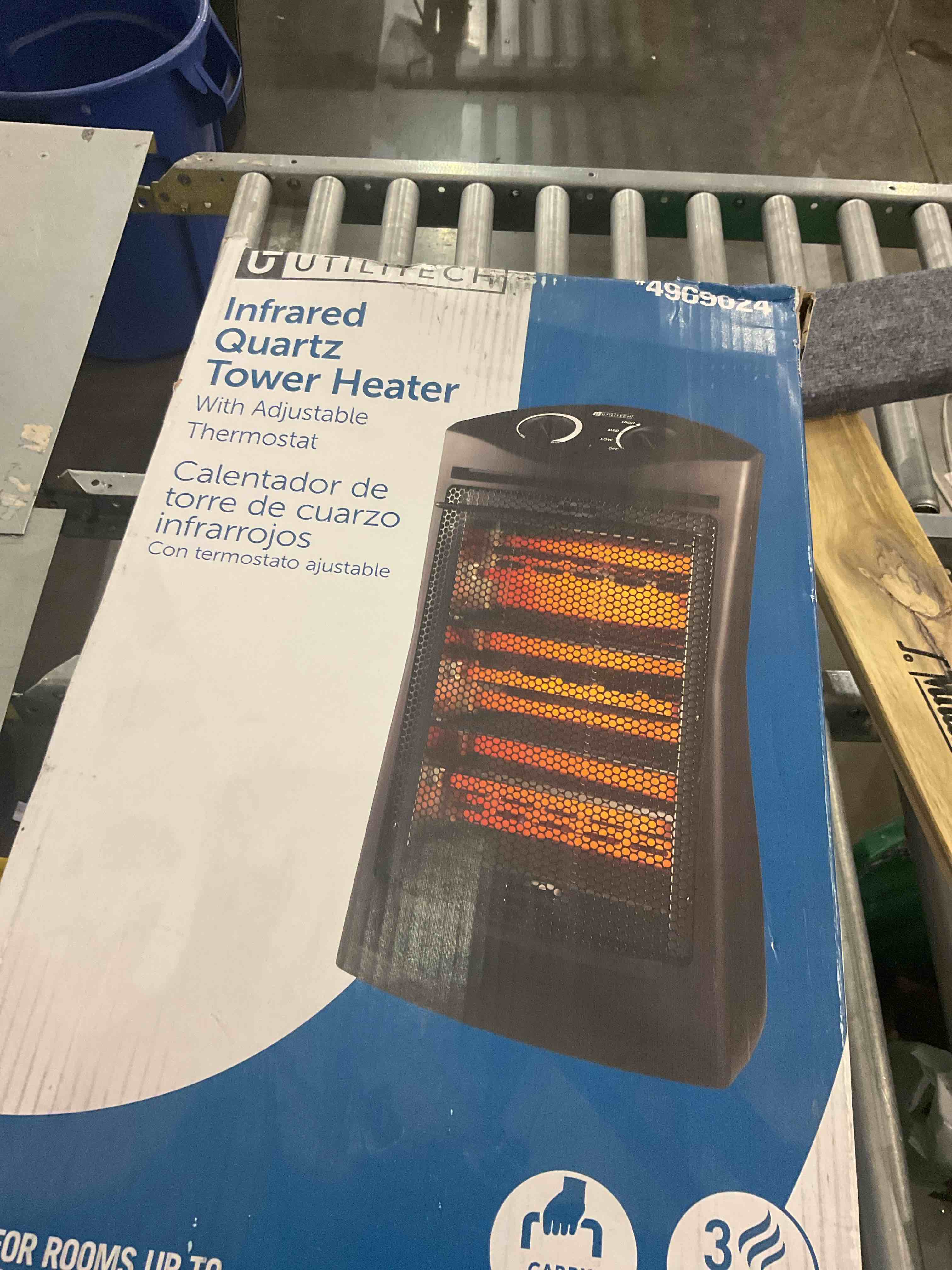 infrared quartz tower heater