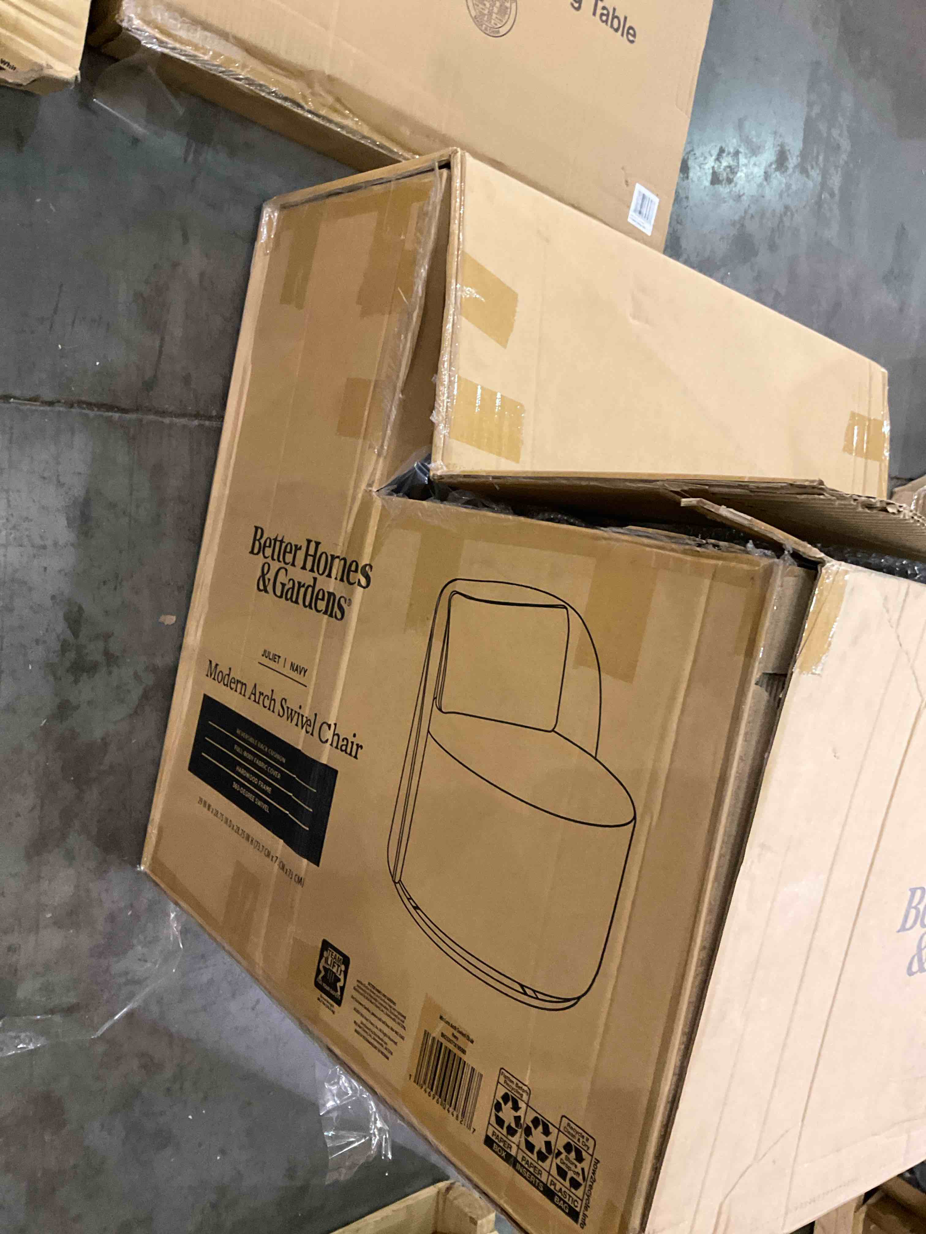 Modern arch swivel chair 