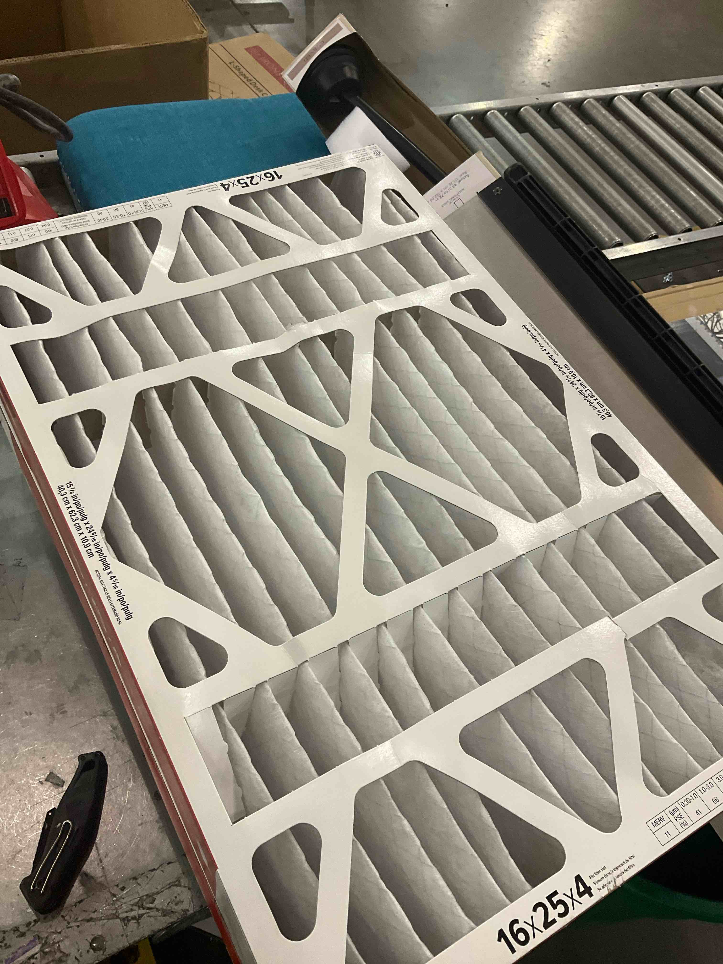 16x25x4 air filters