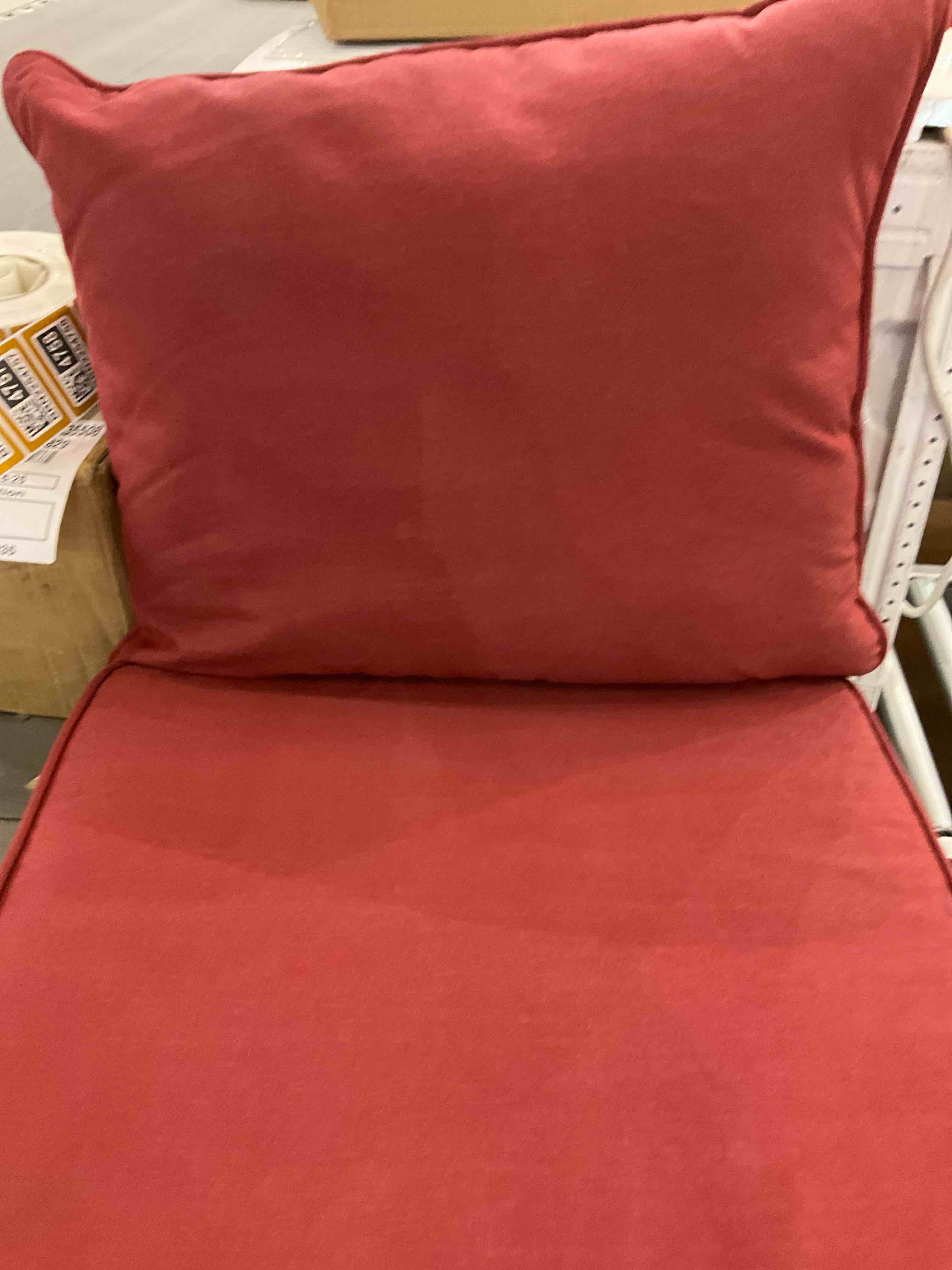 red chair cushion 