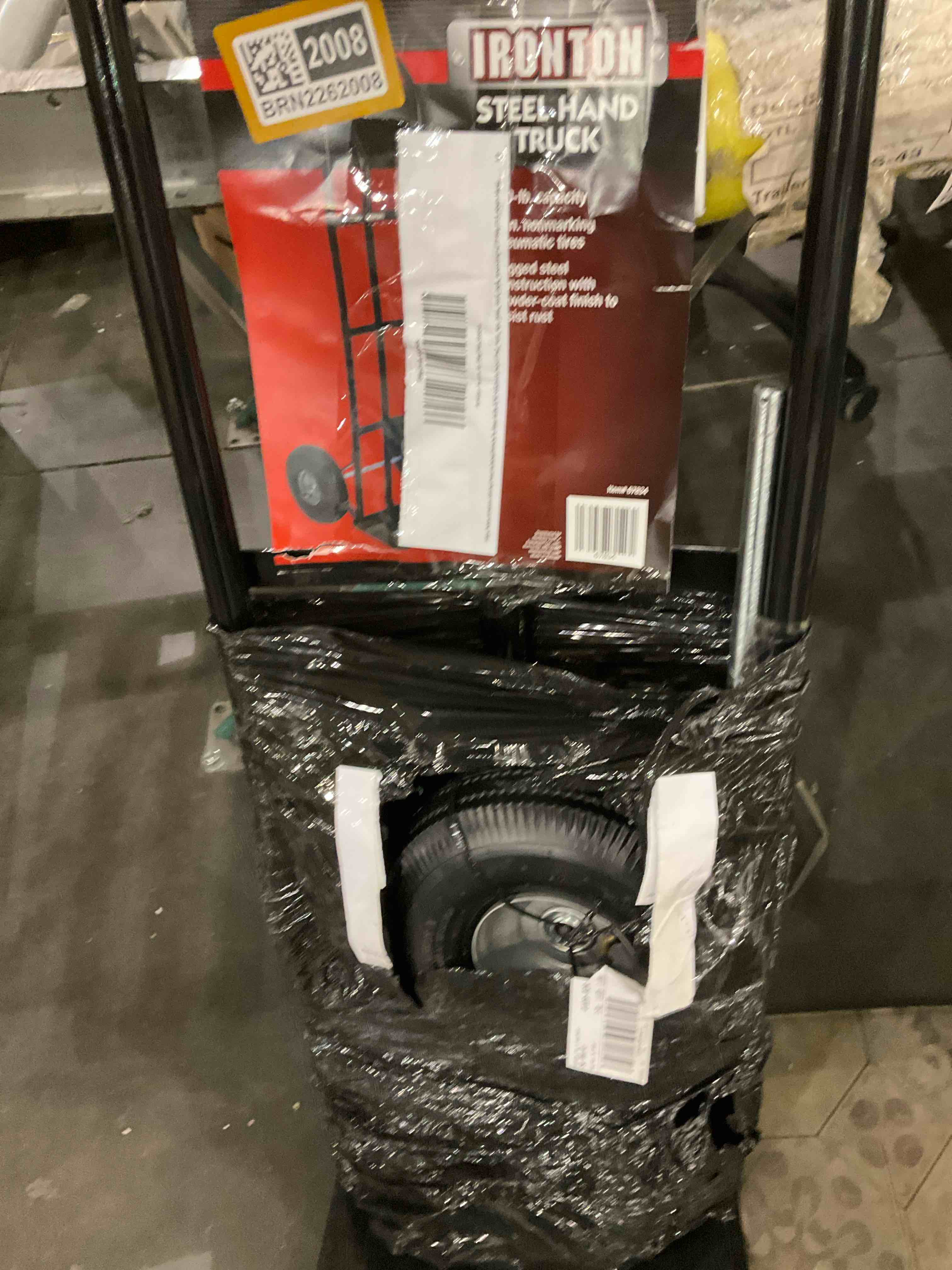   Add Prime to get Fast, Free delivery Amazon prime logo $179.99 FREE Returns  FREE delivery Wednesday, March 12 Or Prime members get FREE delivery Sunday, March 9. Order within 13 hrs 8 mins. Join Prime Delivering to La Vergne 37086 - Update location Only 2 left in stock - order soon. Quantity: Quantity:1   Add to Cart   Buy Now Ships from Amazon Sold by MVP Superstore Returns 30-day refund/replacement Payment Secure transaction   Add a Protection Plan: 3-Year Protection Plan for $28.99 4-Year Protection Plan for $38.99 Asurion Complete Protect: One plan covers all eligible past and future purchases (Renews Monthly Until Cancelled) for $16.99/month Add a gift receipt for easy returns Add to List   Sponsored               American Lifting P Handle Super Steel 800 lb. Hand Truck with 10" x 3 1/2" Pneumatic Wheels Roll over image to zoom in P Handle Super Steel 800 lb. Hand Truck with 10" x 3 1/2" Pneumatic Wheels