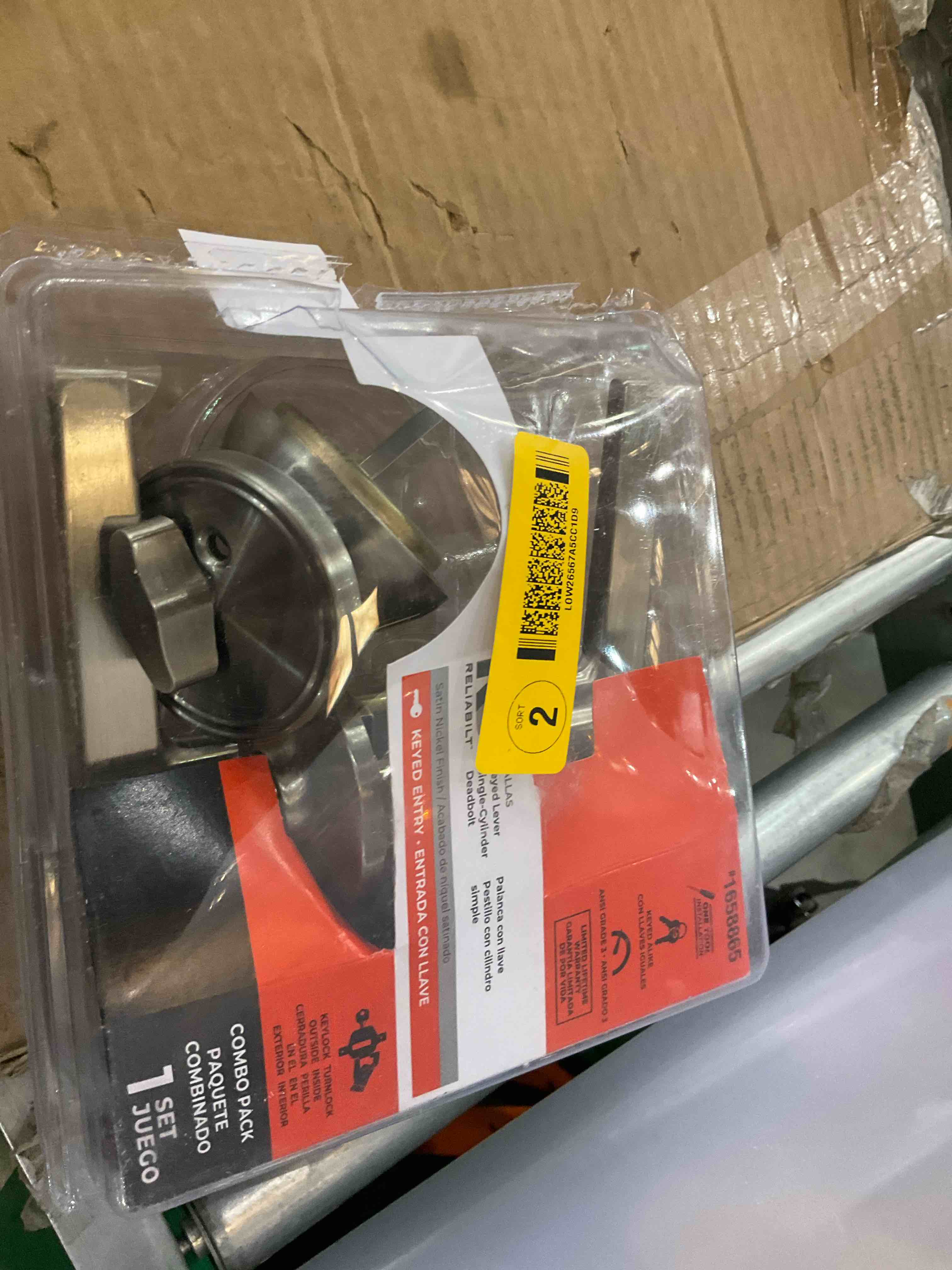 reliabilt keyed lever single cylinder deadbolt 