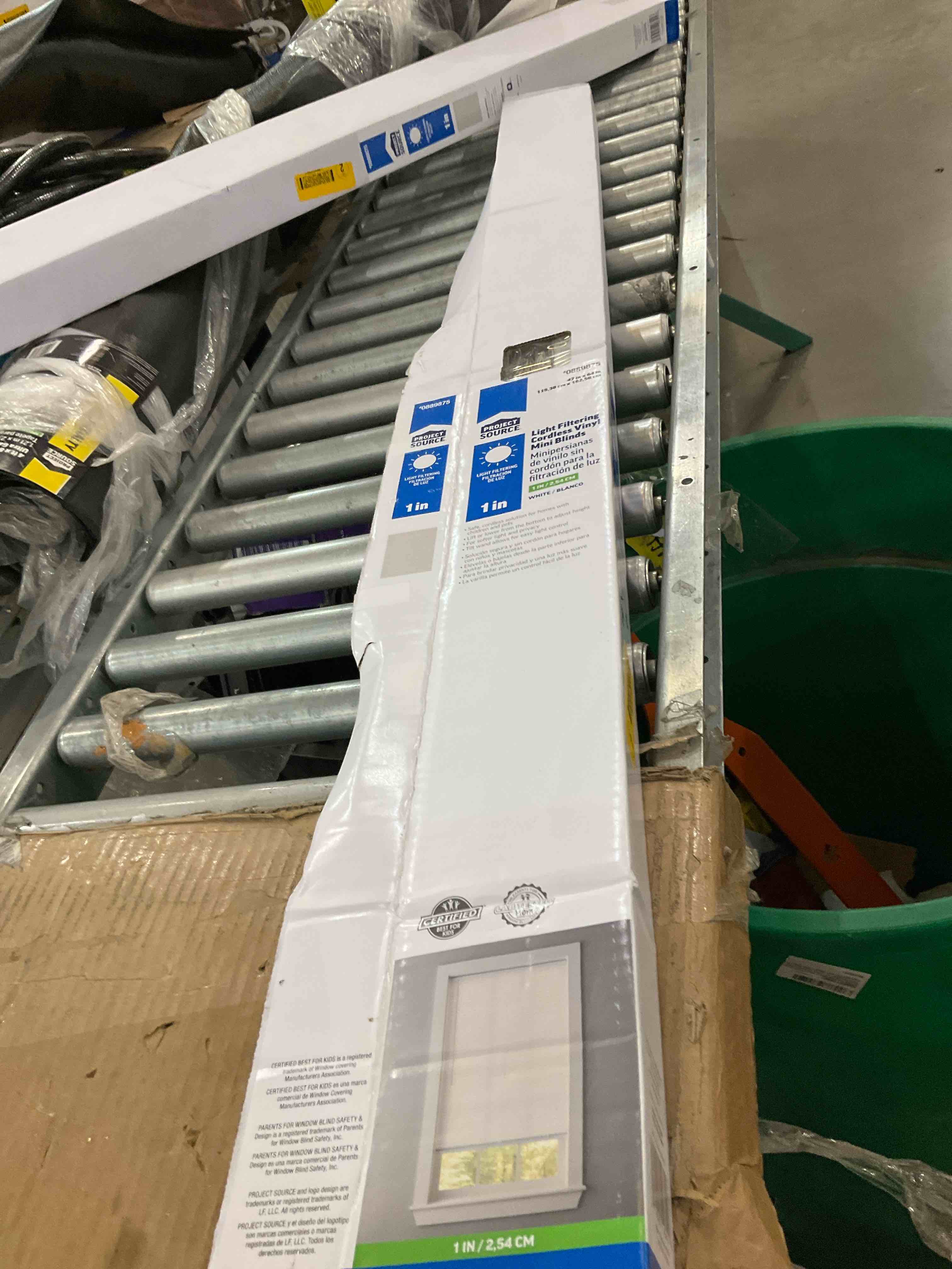 project source light filtering cordless vinyl mini blinds