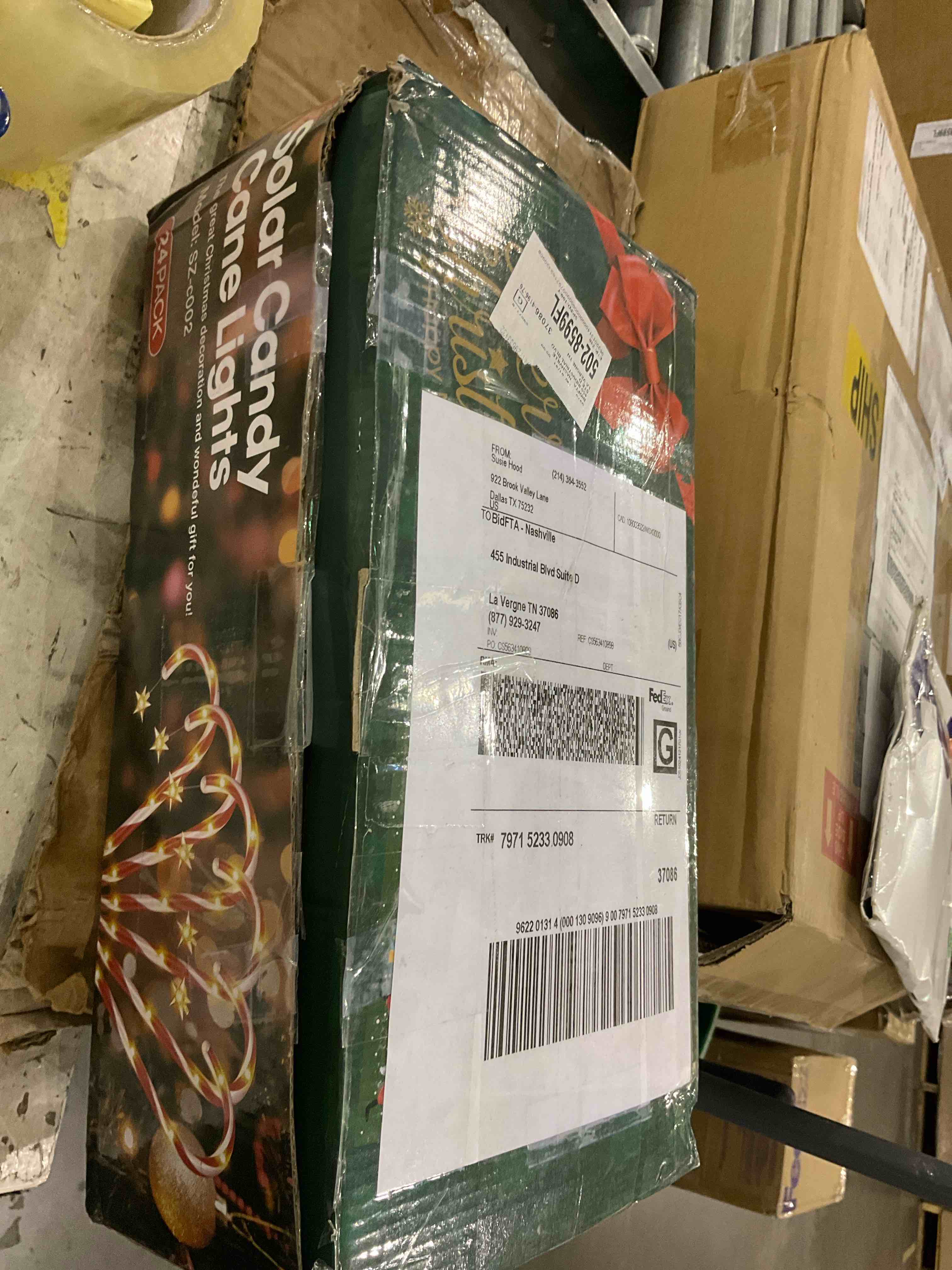 solar candy cane lights 24 