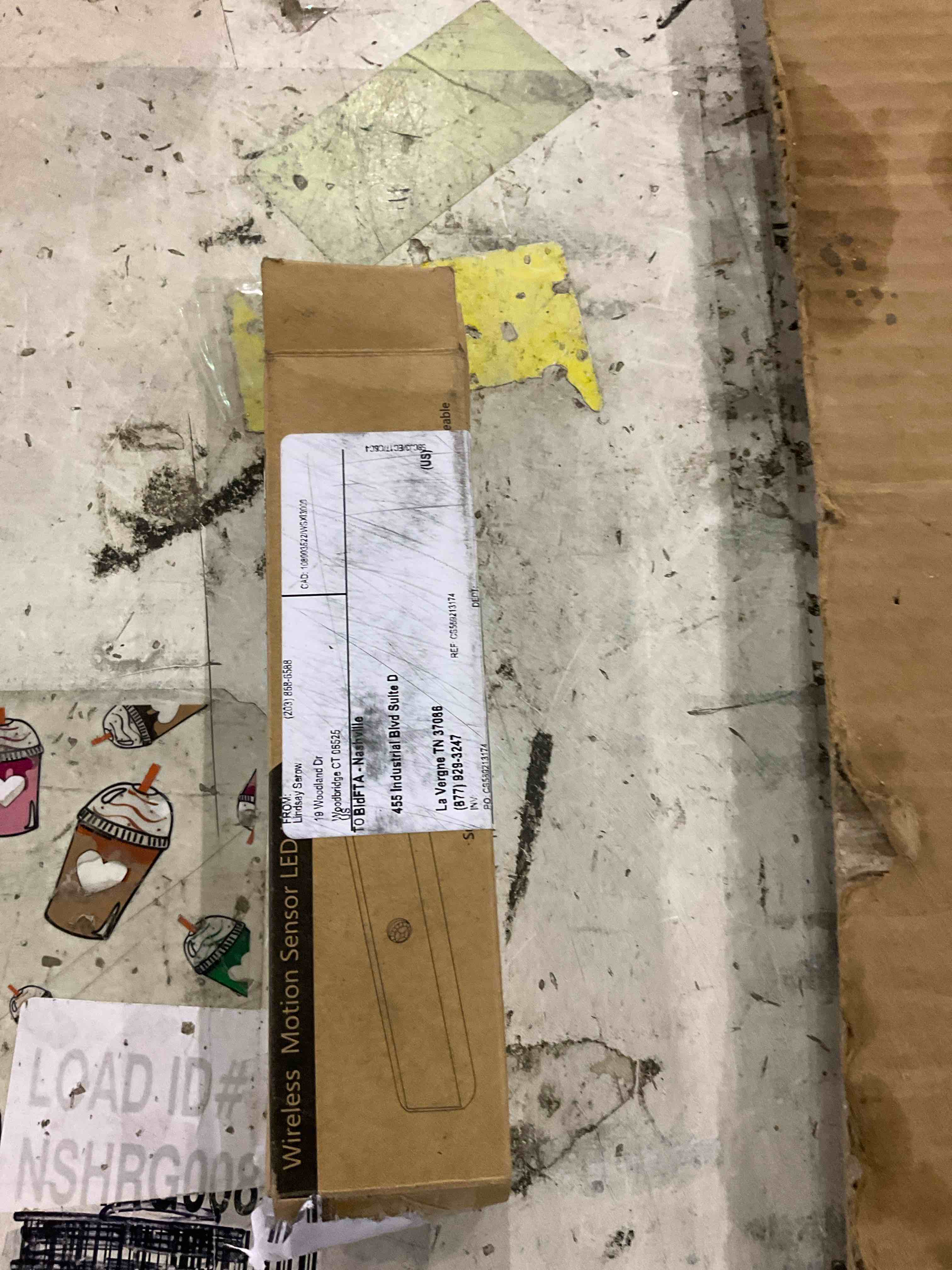 3Colors Decorative Battery Under Cabinet Light, 48LED Wireless Rechargeable Motion Sensor Closet Light