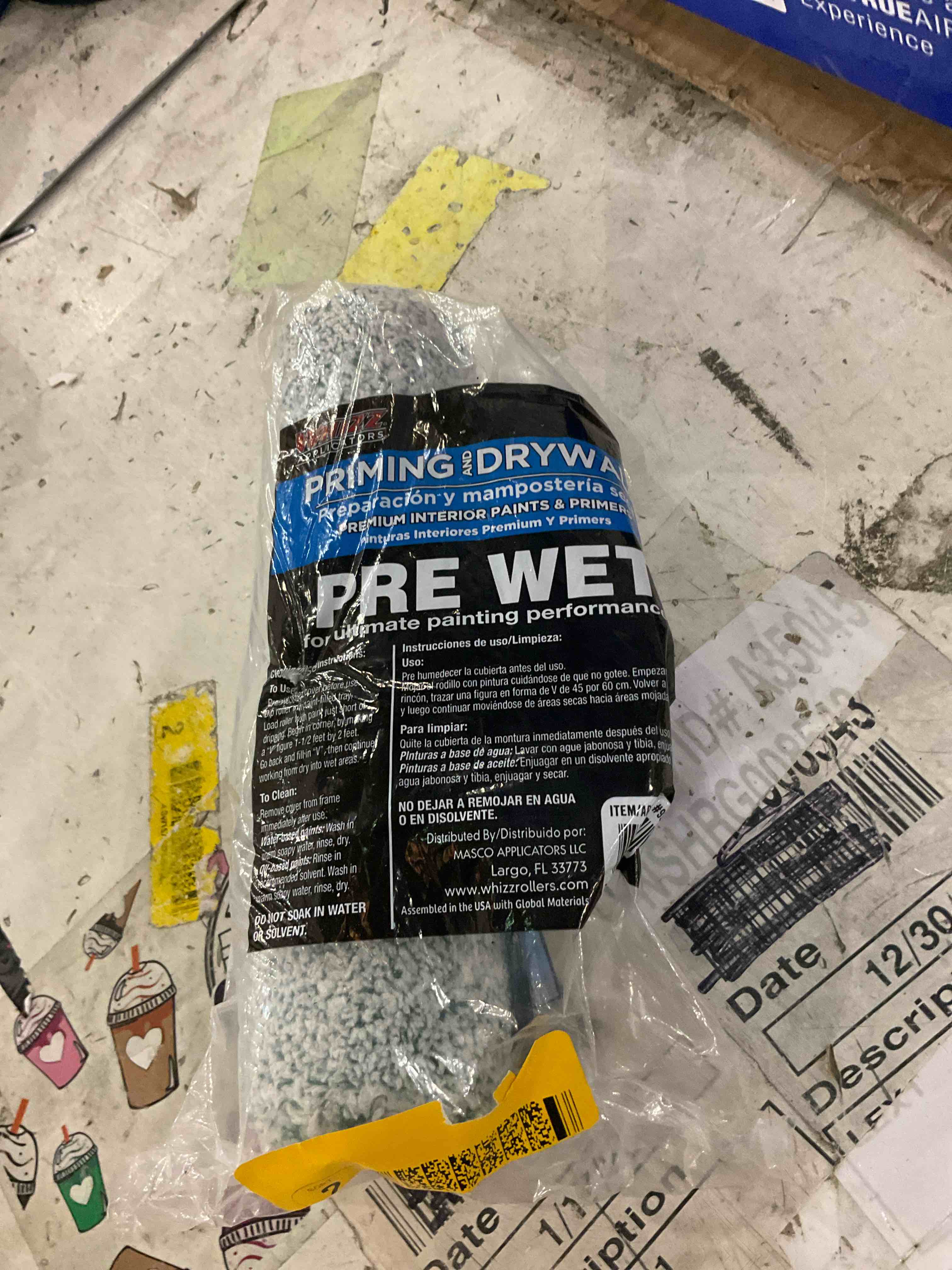 whizz paint roller 1pk 