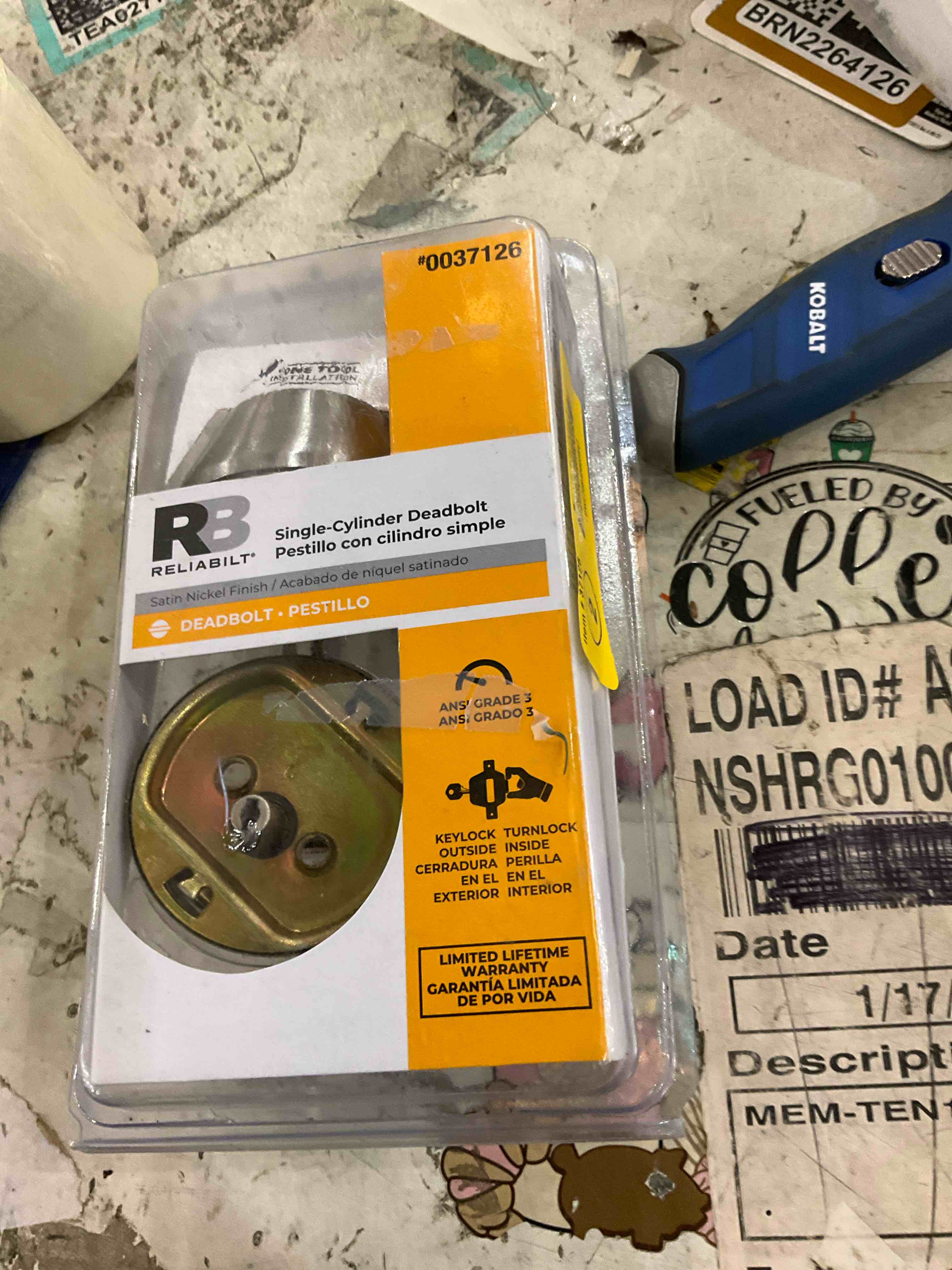 reliabilt single cylinder deadbolt 